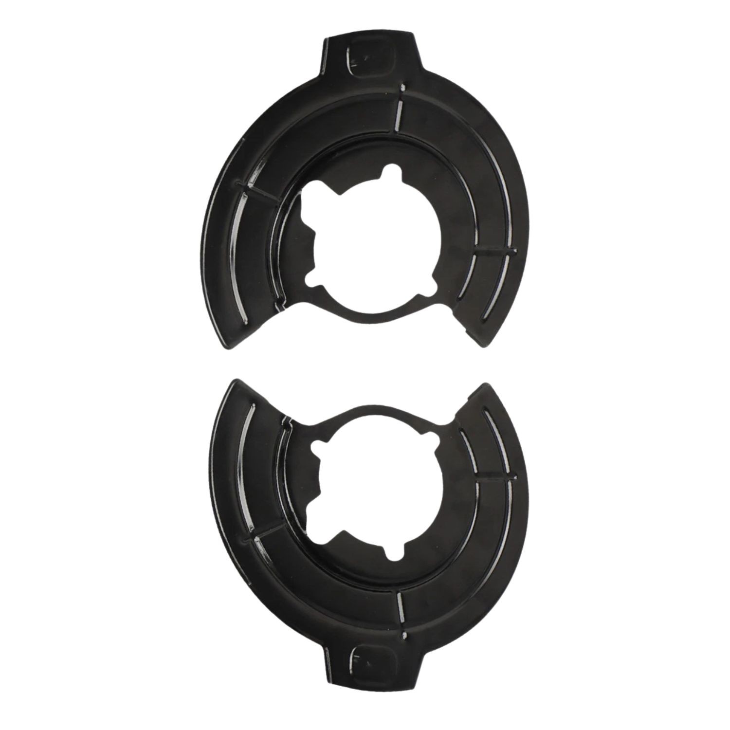 Front Brake Dust Shield Plate Left+Righ Side Black for Wrangler 2007-2018 NEW