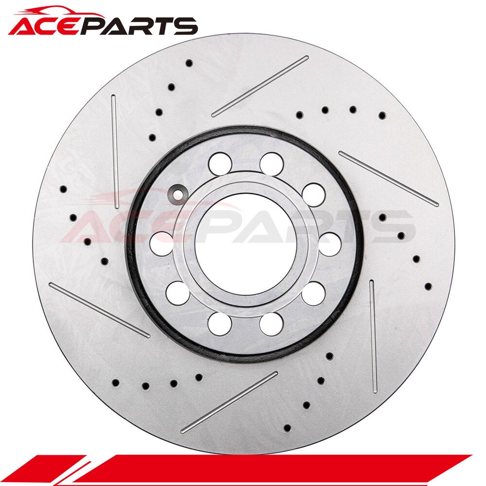 FRONT BRAKE ROTORS FOR AUDI 100 QUATTRO AUDI A4 QUATTRO VOLKSWAGEN PASSAT DRILL