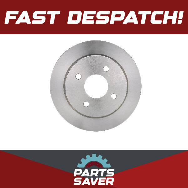 2x Brake Discs Pair Solid fits FORD SIERRA Mk2 1.8 Rear 87 to 93 252.7mm Set New