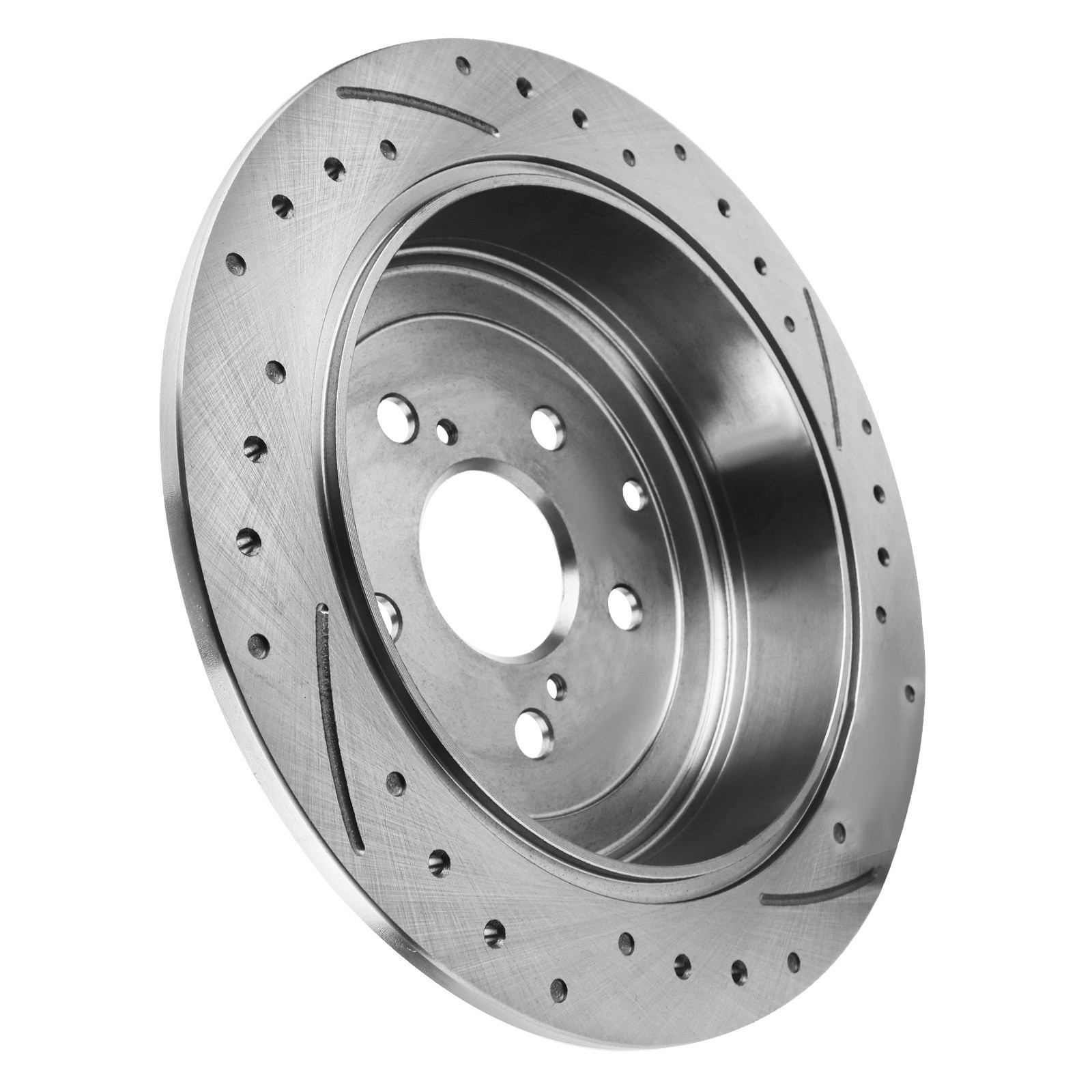 Rear Brake Kit Drilled Rotor Ceramic Brake Pads for 2010-2015 Lexus RX350 RX450h