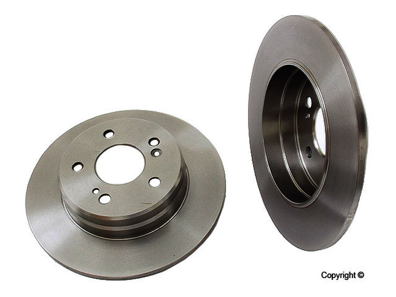 2x DuraGo REAR Brake Disc Rotor for Mercedes VERIFY YEAR C E CLASS sLK230 sLK320