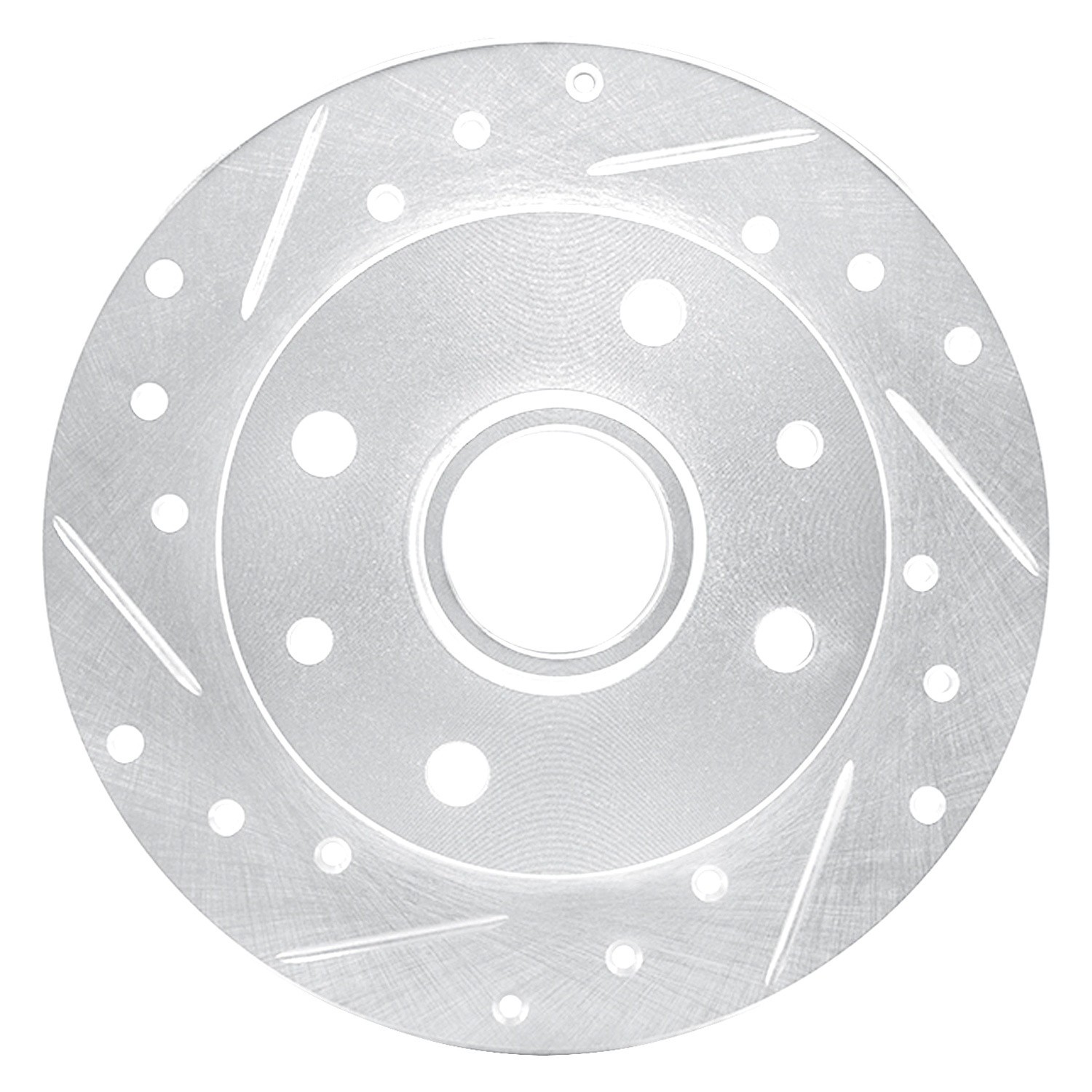 For Mazda RX-7 81-85 DFC Premium Drilled & Slotted Rear Driver Side Brake Rotor