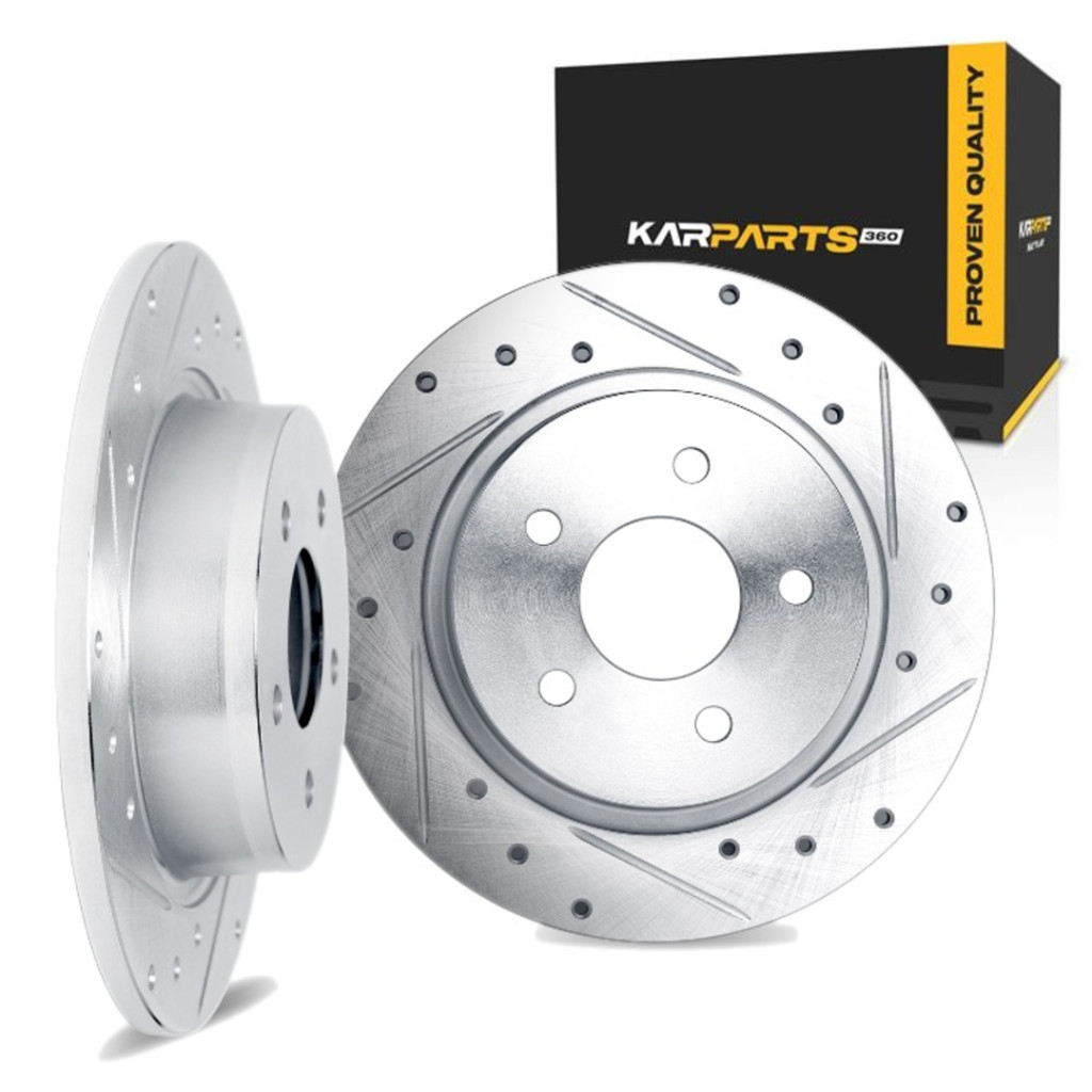 For Kia Telluride 2020 21 22 23 24 2025 Brake Rotor Set | Silver