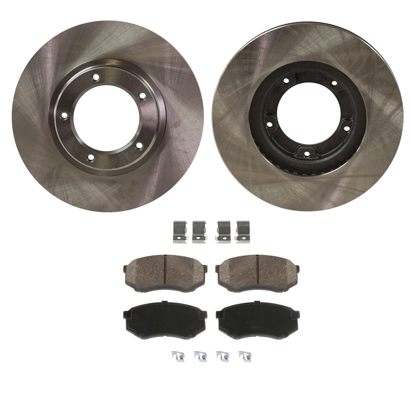 Front Brake Disc Rotor and Pad Kit For 1995-2004 Toyota Tacoma Cast Iron 5 Lugs