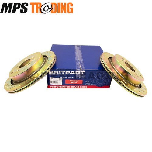 Discovery 3 and 4 L319 2004-2016 Rear Performance Vented Brake Discs DA4613