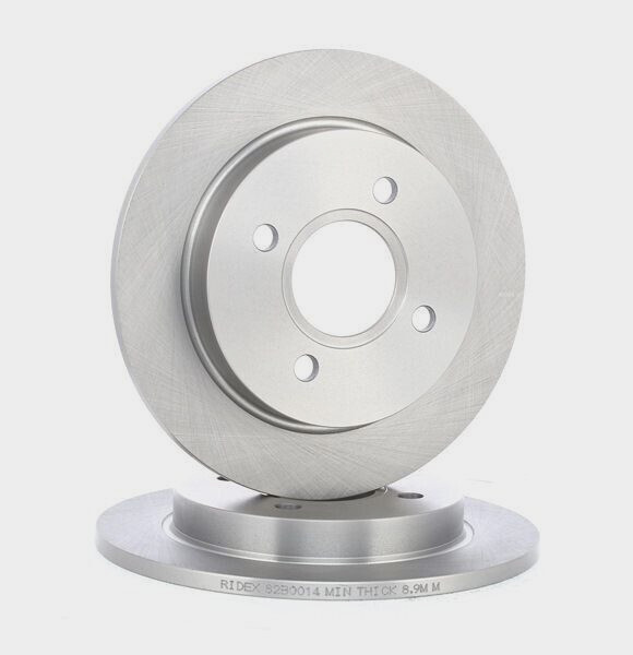 FORD SIERRA SAPPHIRE 1985-1993 2 REAR SOLID BRAKE DISC BRAND NEW PAIR