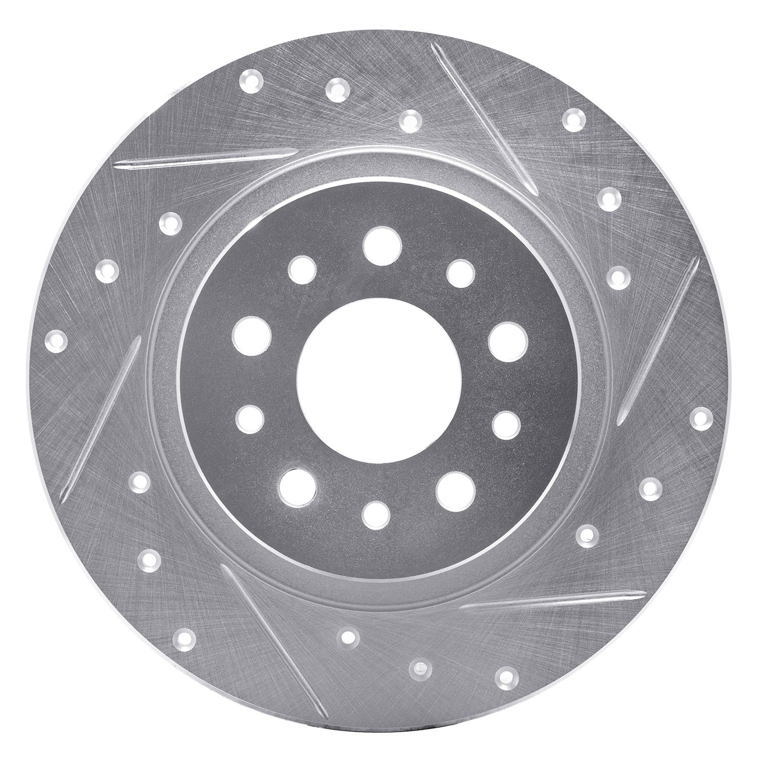 For Fiat 500L 14-19 Brake Rotor DFC Premium Drilled & Slotted Rear Passenger