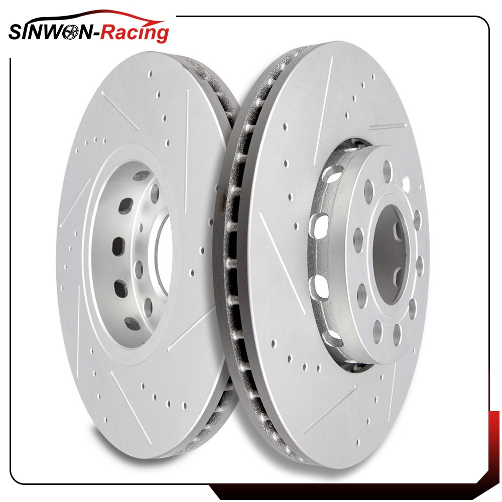 For 1995-2001 Audi A6 1998-2005 Volkswagen Passat 2x Front Brake Discs Rotors