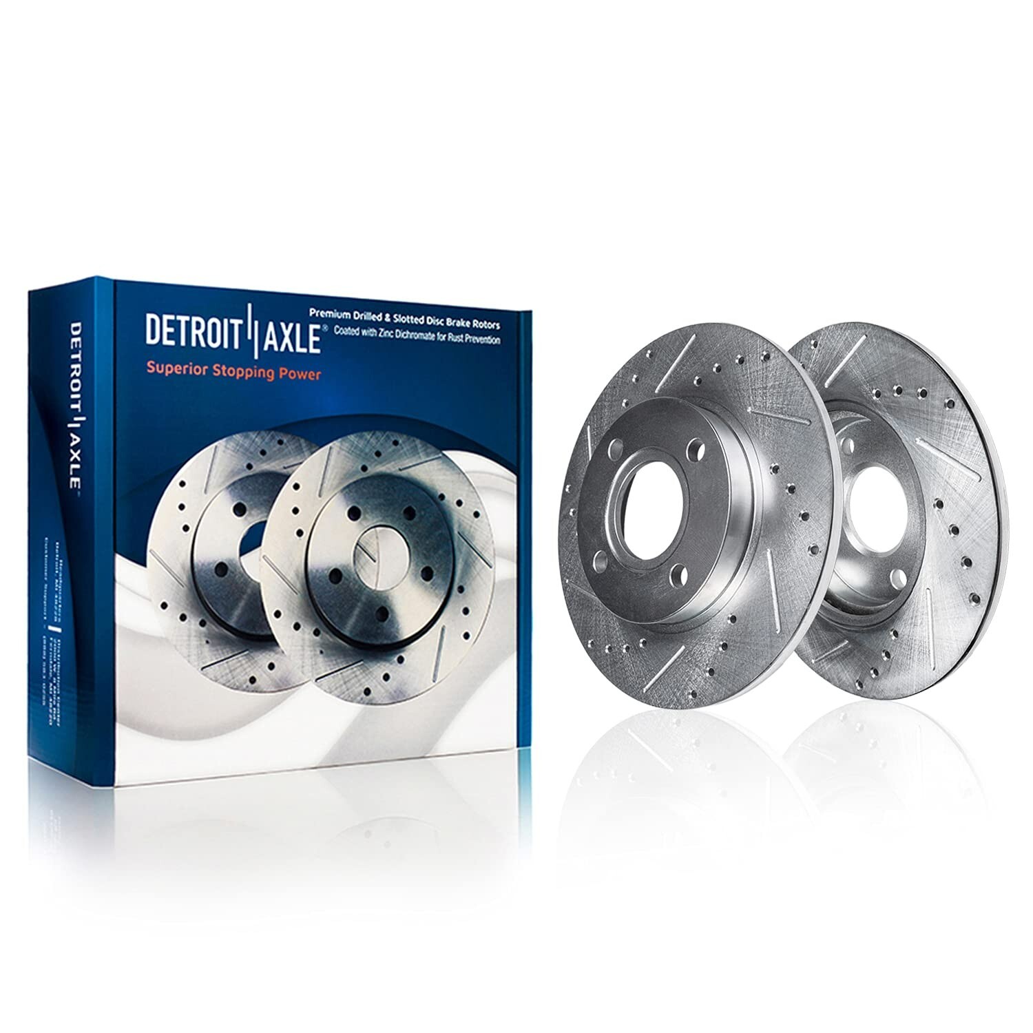 262mm Front Rear Drilled Brake Rotors Ceramic Pads for Honda Civic Acura Integra