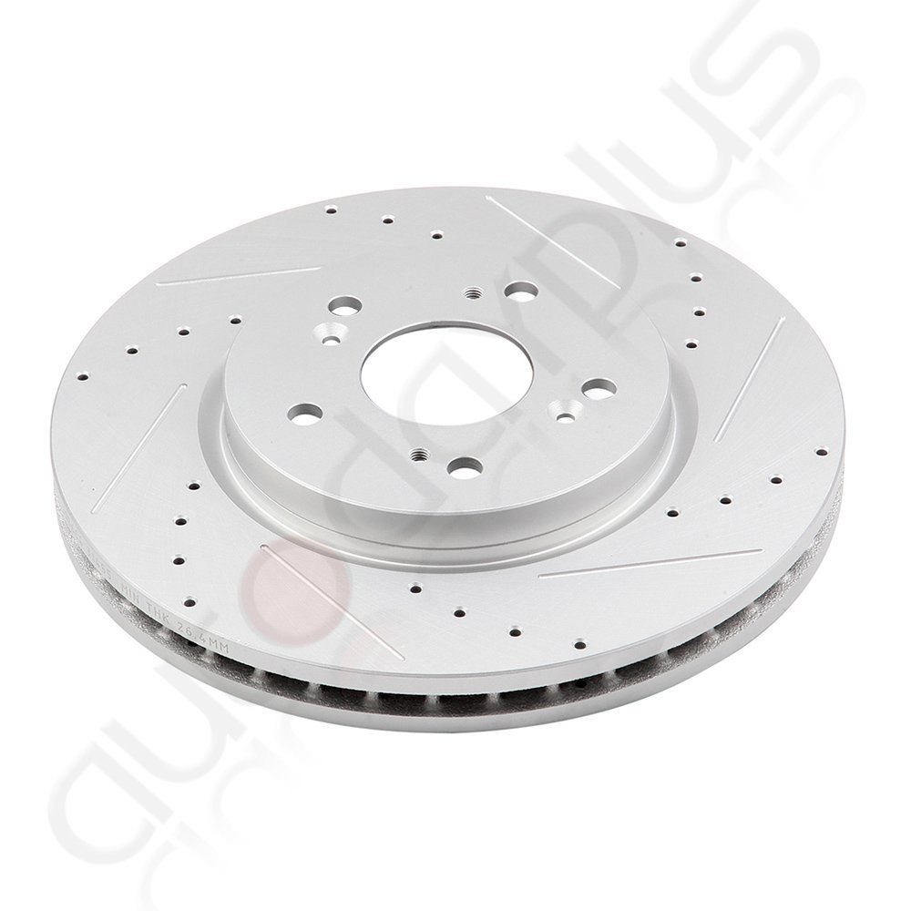 Front Brake Discs Rotors + Ceramic Pads For Honda Crosstour 2012 2013 2014