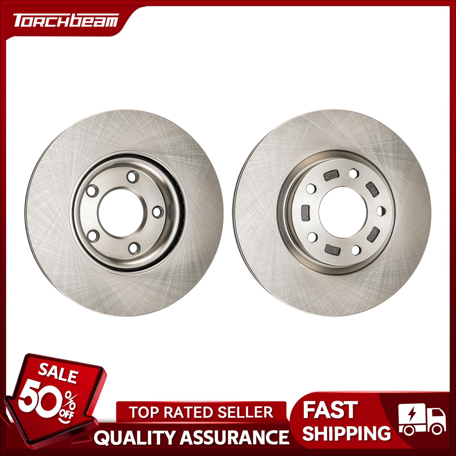 2x Front Brake Rotor For Mazda 3 2.3L 2004-2009 3 2.5L 2010-2012 C26Y3325XA