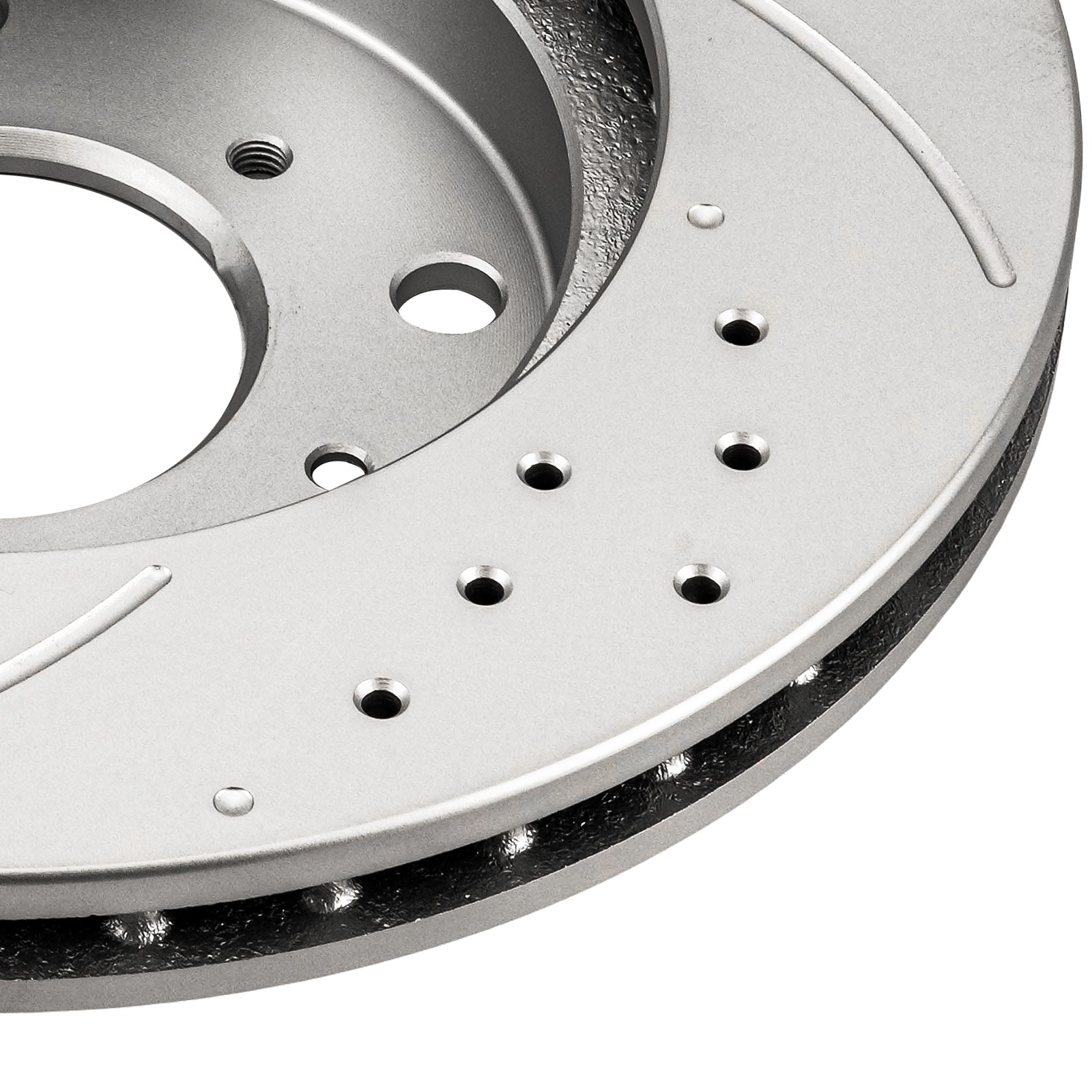 2x Front Drilled & Slotted Disc Brake Rotors Fits Honda Accord Acura CL; 2.3L
