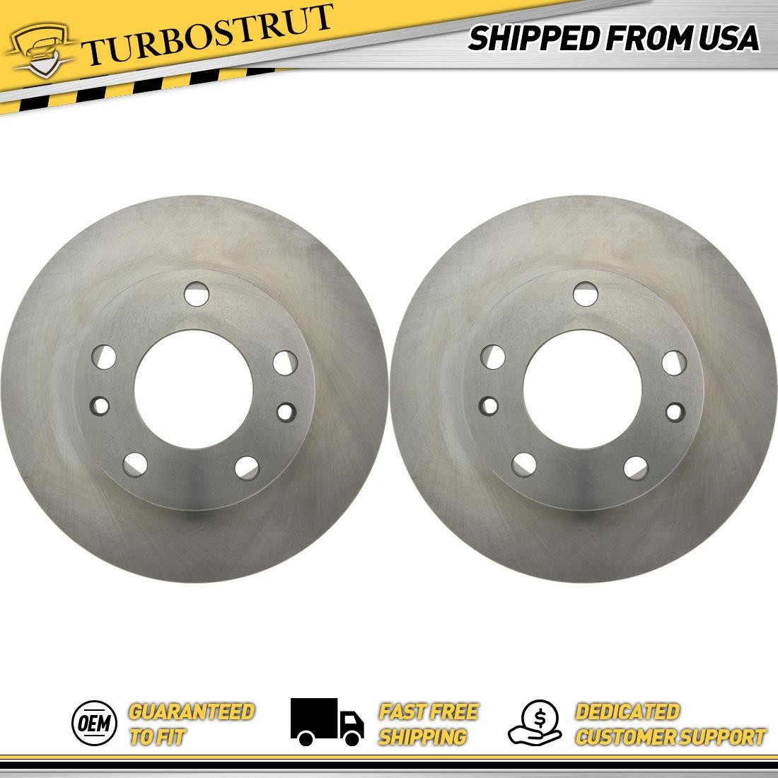 Front OE Brake Rotors Brake Pads Kit For 1982-1984 BMW 733i 3.2L