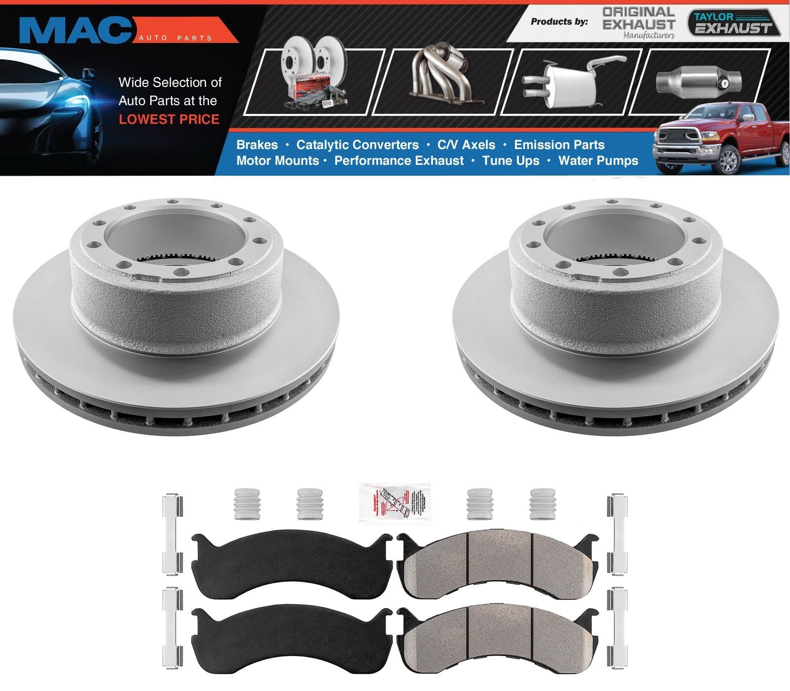 Front Fleet Pads & Rotors For Ford F650 F750 66MM 4153269 66 Caliper Casting