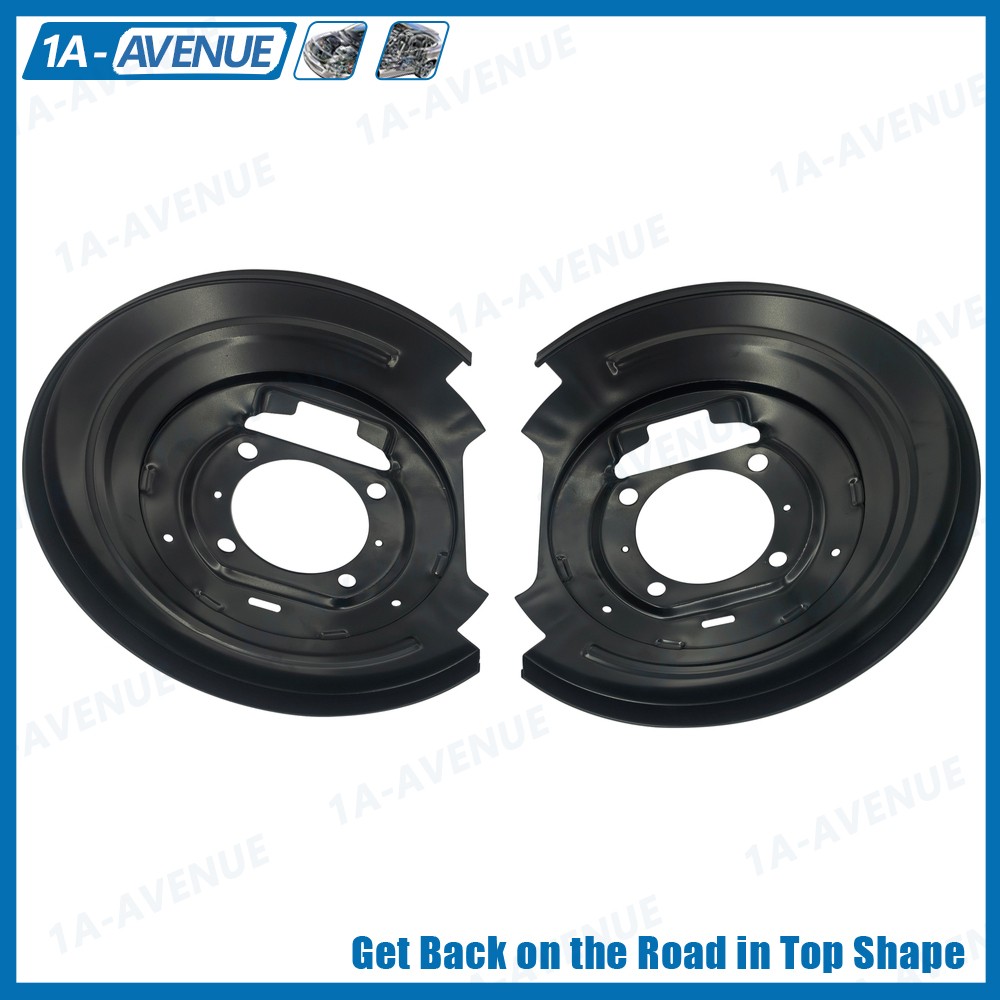 For F150 Truck F250 Ford Pair 924-215 NEW Brake Backing Plates Set of 2 Rear