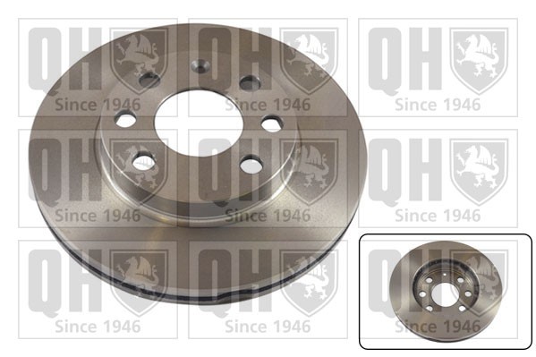2x Brake Discs Pair Vented fits OPEL VECTRA A 1.6 Front 88 to 95 236mm Set QH