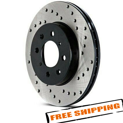 StopTech 128.40040R Sport Rear Passenger Side Brake Rotor for 06-15 Honda Civic
