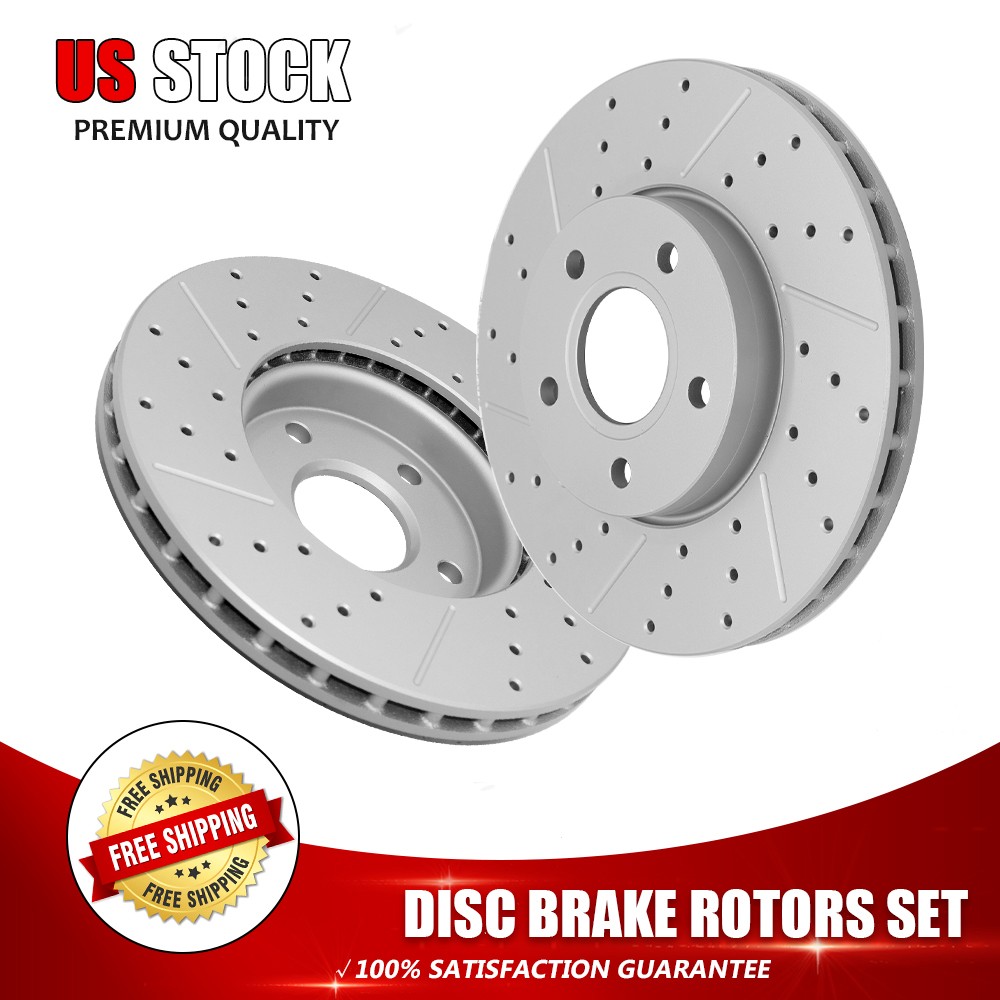 Front Brake Rotor For 2004 2005 2006-2018 Ford C-MAX Focus Volvo C30/C70/S40/V50