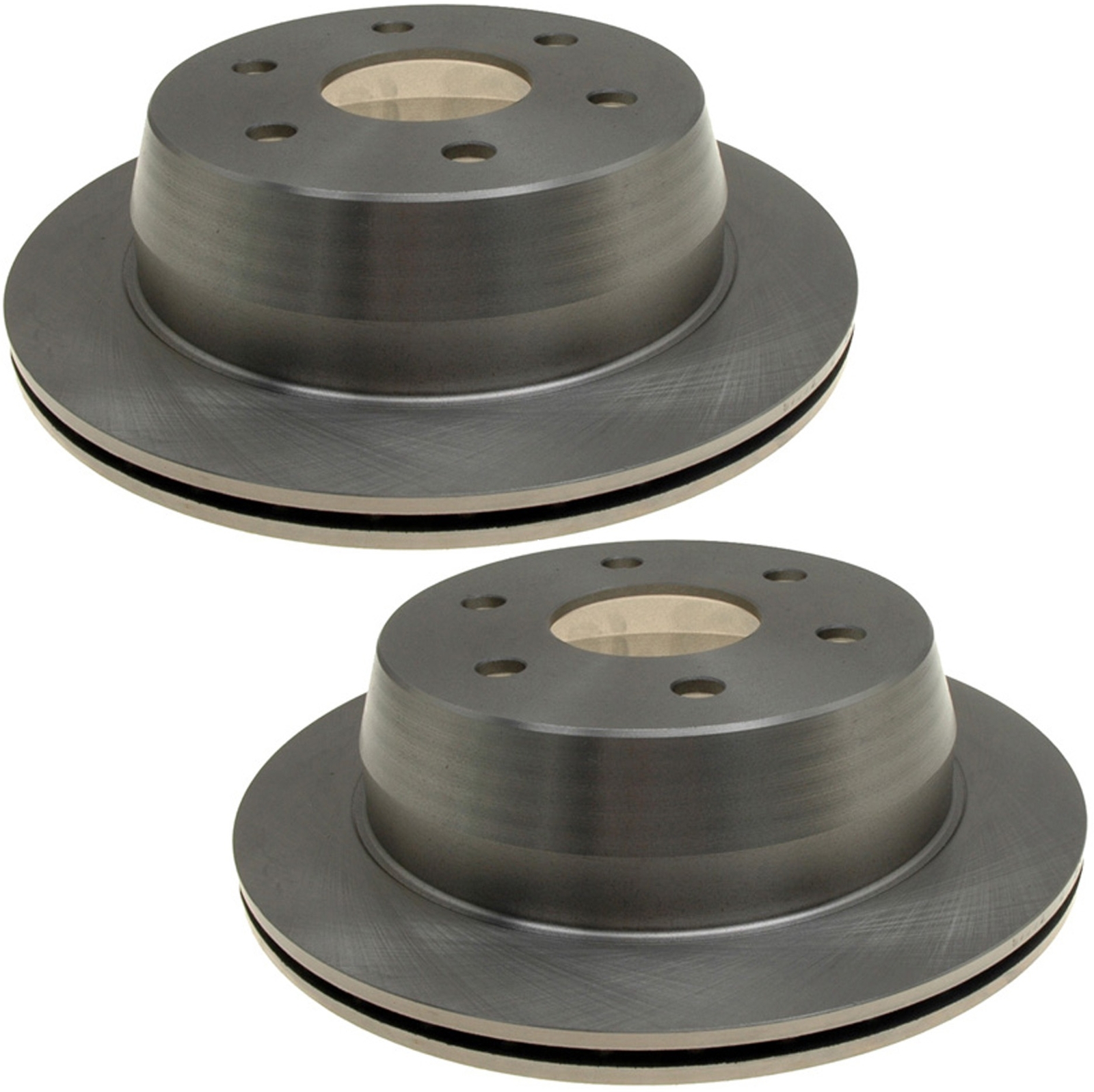 Pair Set 2 Rear Brake Rotors 325mm ACDelco For GMC Chevy With 4 Wheel Steering