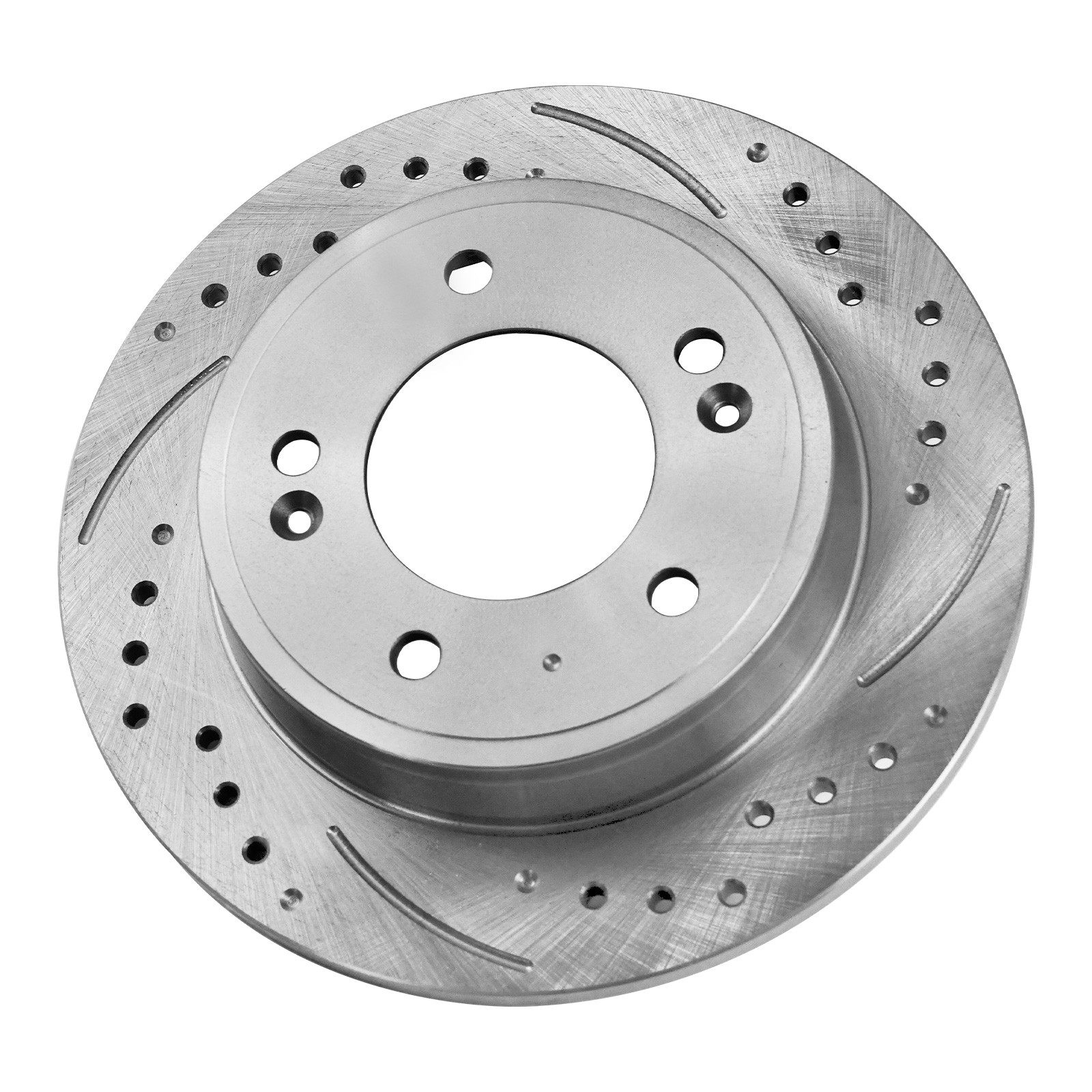 Rear Drilled Slotted Rotors + Pads for Hyundai Elantra Veloster Kia Forte Soul