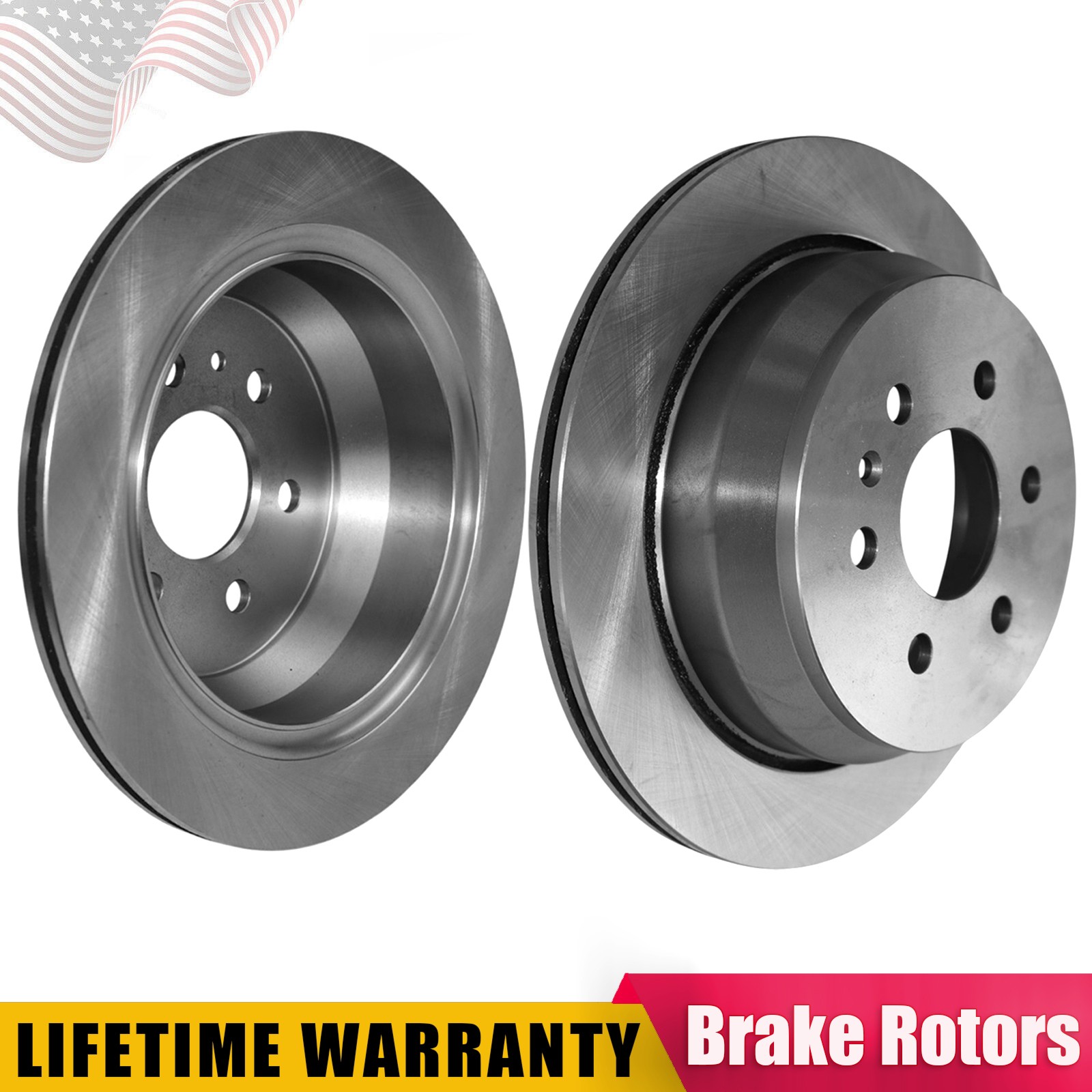 324mm Rear Disc Brake Rotors for Chevrolet Colorado GMC Canyon 2015-2022 Pair