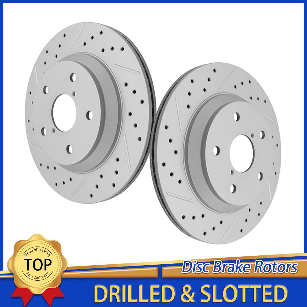 285mm Rear Drilled Disc Brake Rotors For 2019 – 2022 Subaru Forester
