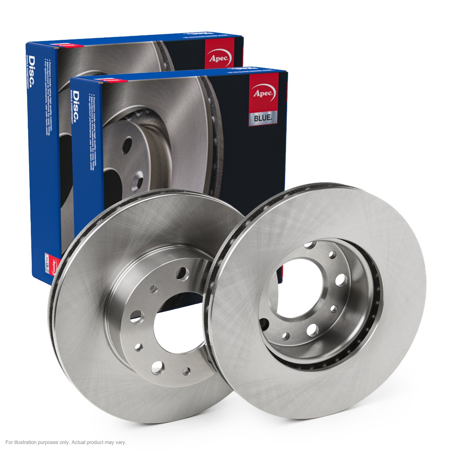 2X APEC Front Brake Discs for FIAT DUCATO Platform/Chassis 280mm Vented SDK6857