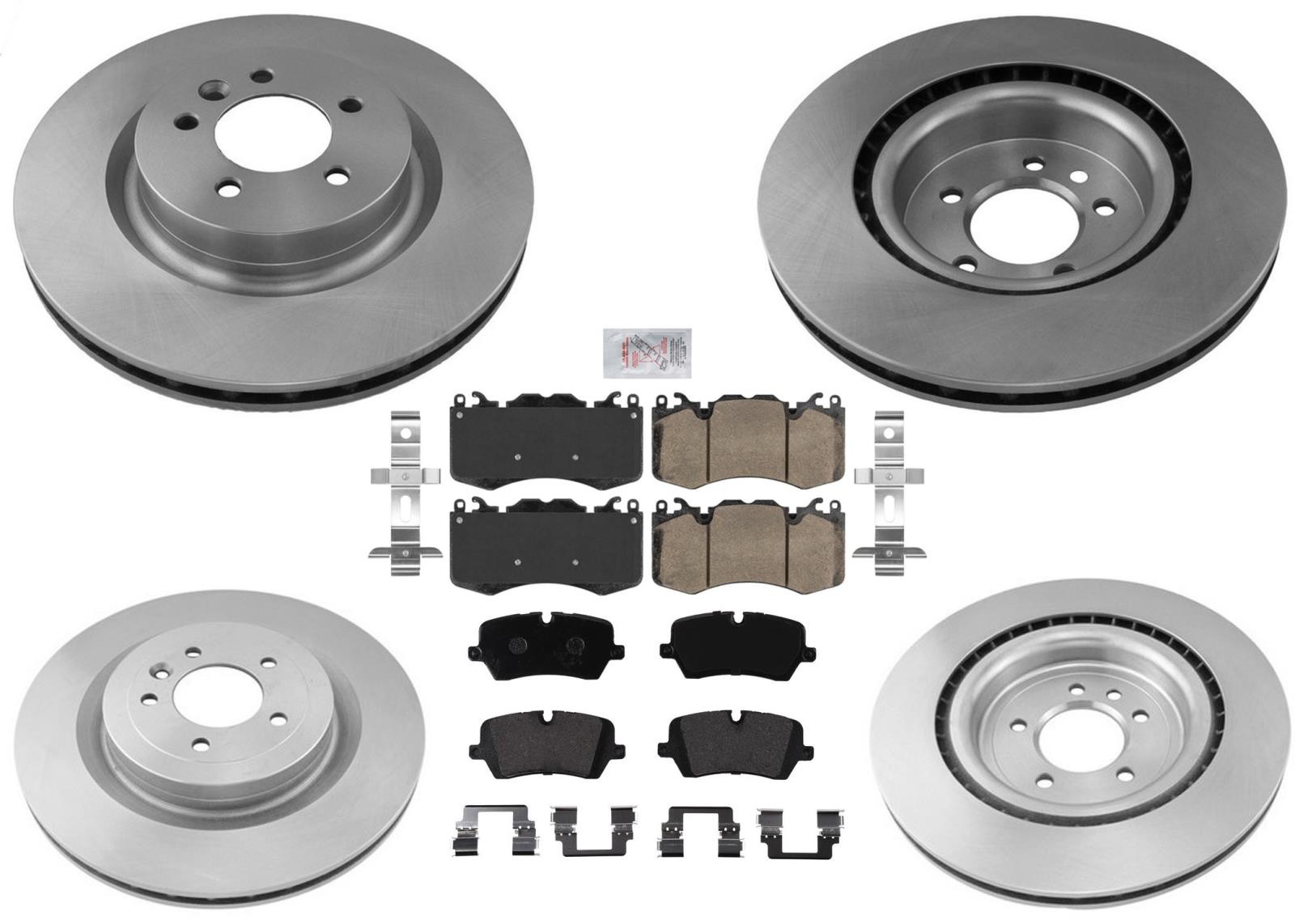 For 13-21 Range Rover W/ Brembo Supercharged Front and Rear Brake Rotors Pads