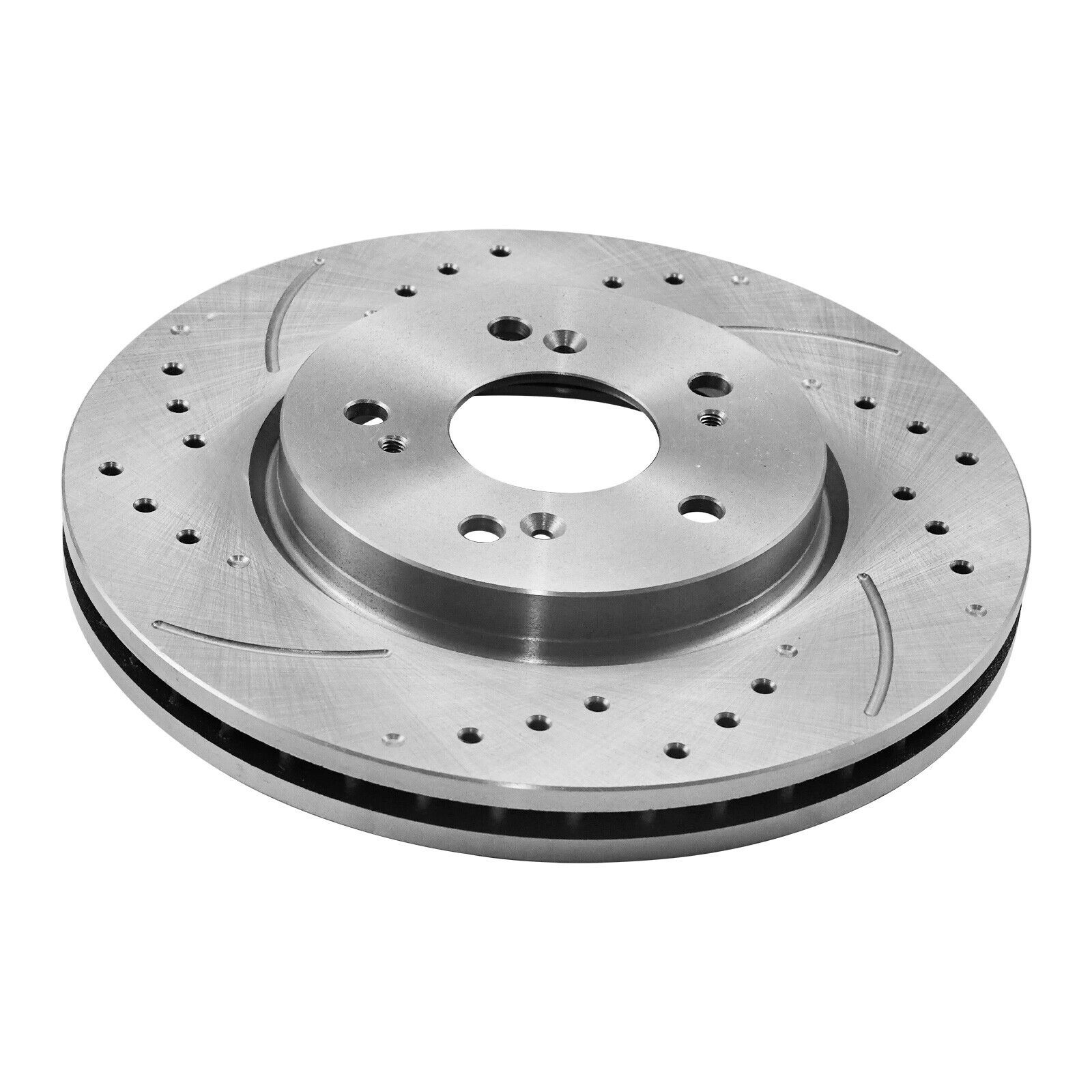 Front Drilled Brake Rotors + Ceramic Pads for 2012 2013 2014 2015 Honda CR-V