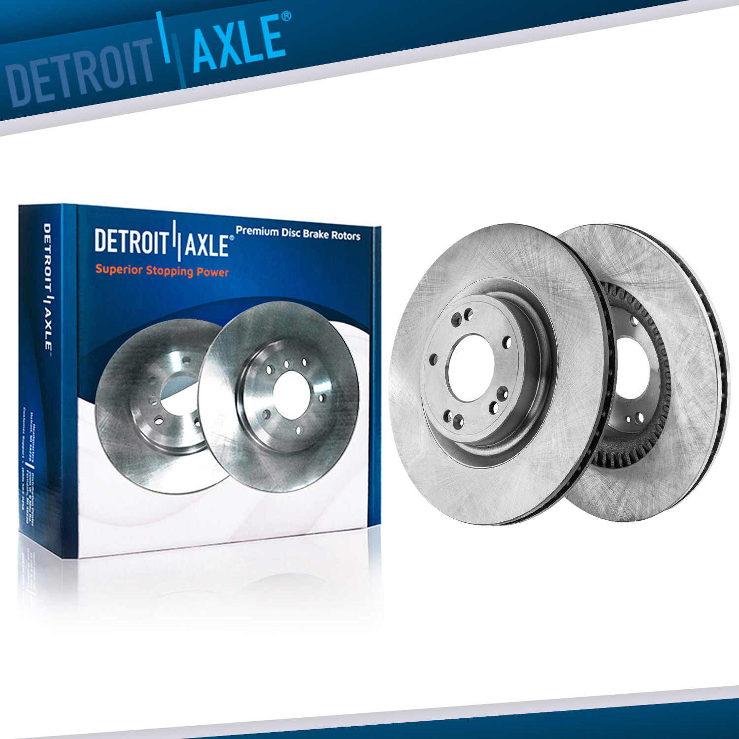 12.60 inch (320mm) Pair Front Disc Brake Rotors for 2009 – 2011 Hyundai Genesis