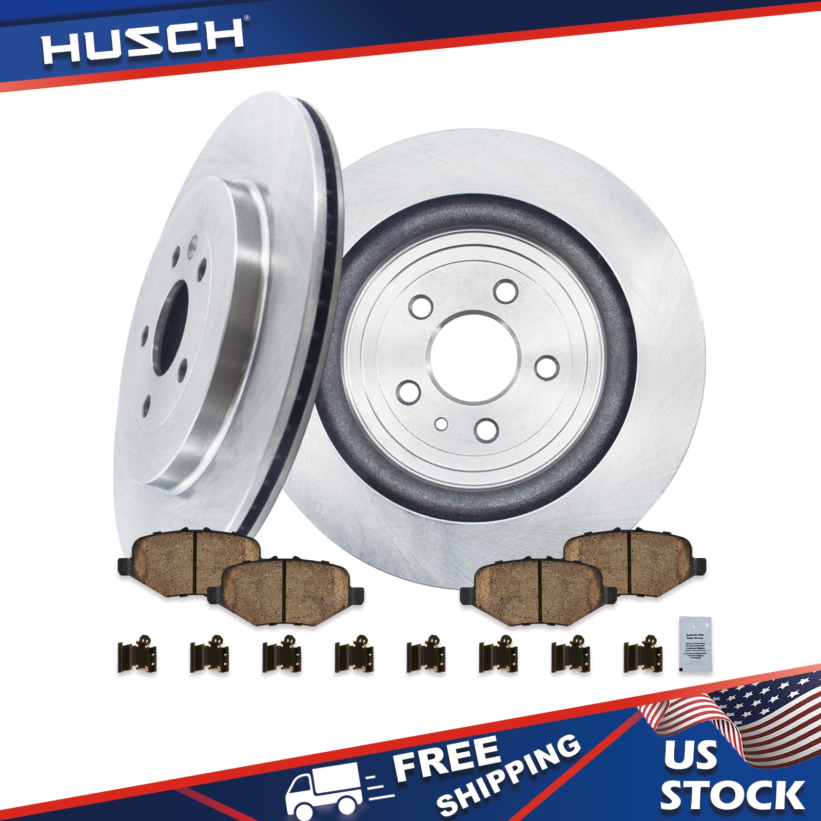 13.58 inch Rear Brake Rotors Pads for 2013 -2019 FORD EXPLORER | FLEX | TAURUS