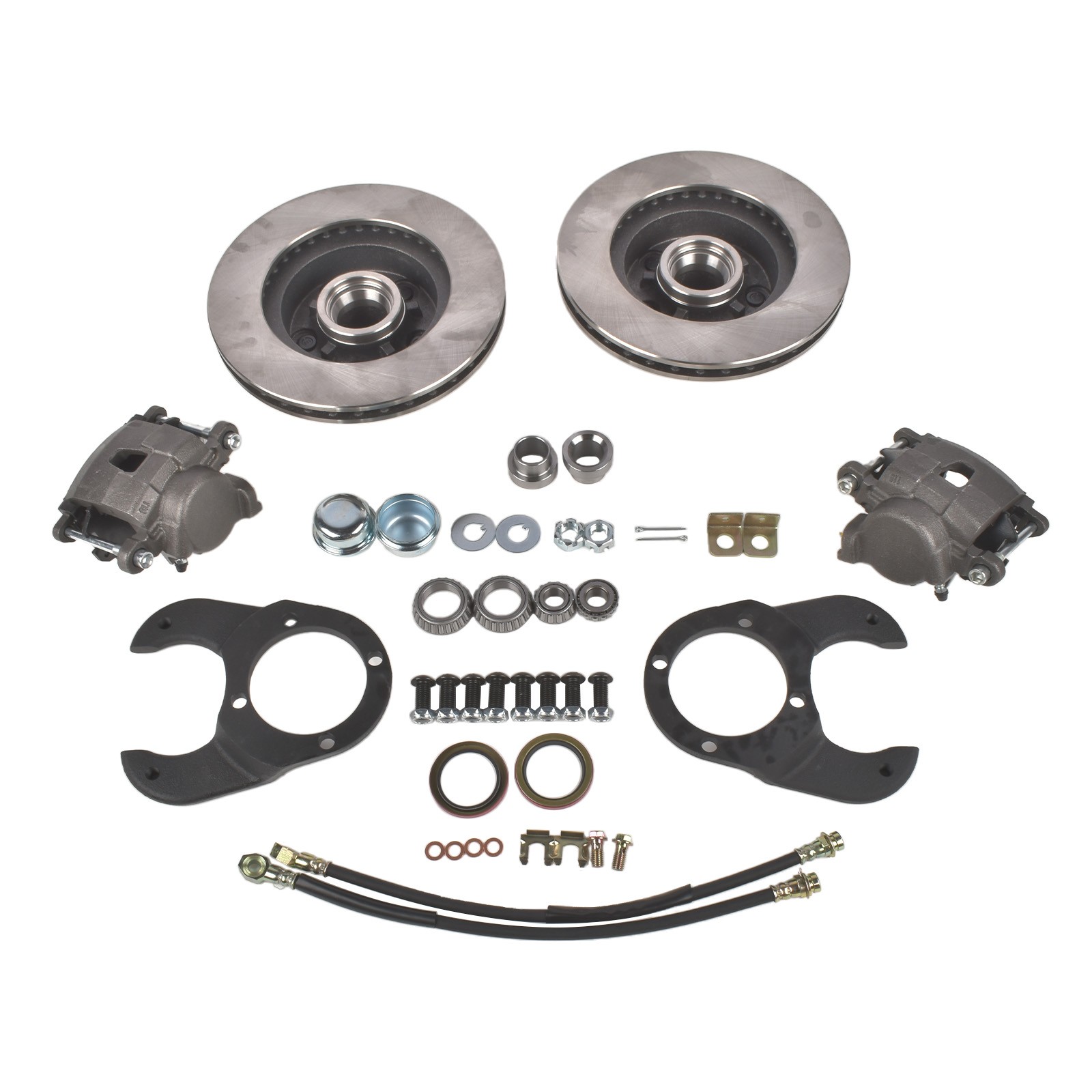 Disc Brake Kit 5 on 4-1/2 Metric Caliper for Ford 1937-1948 Spindle