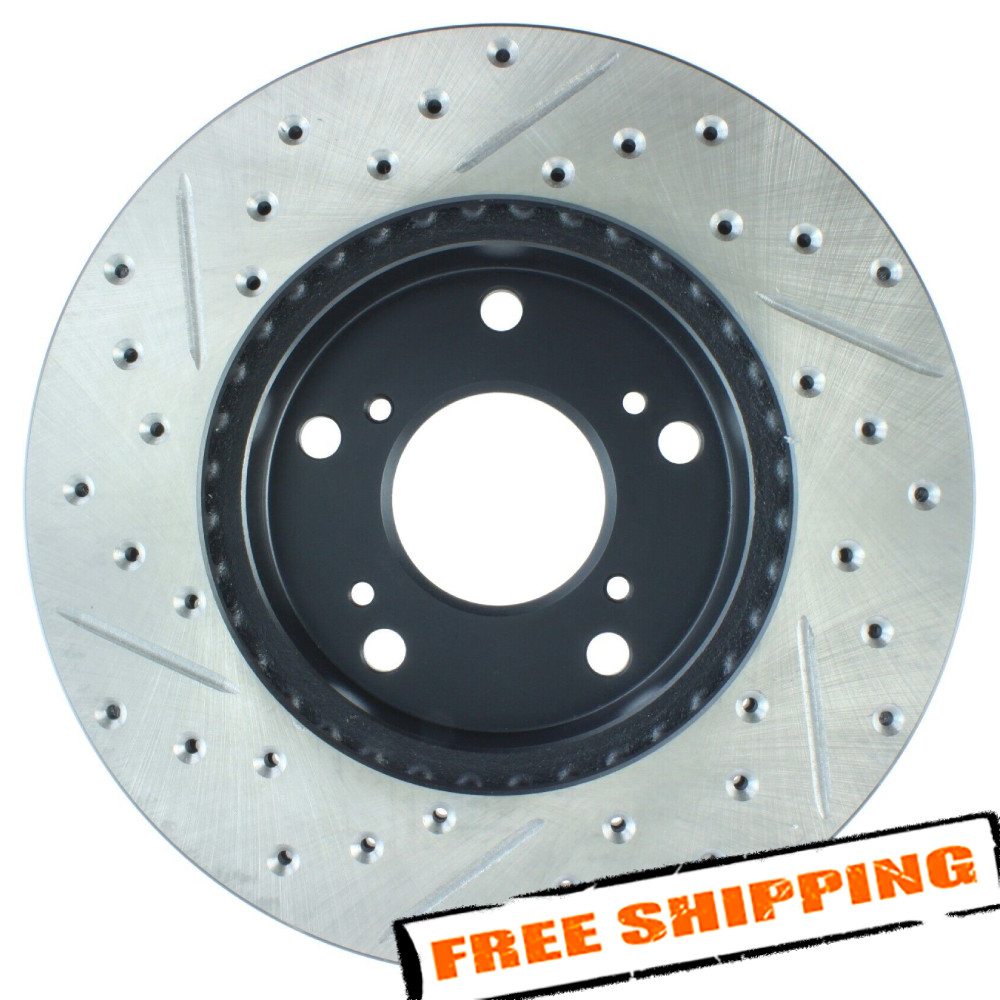 StopTech Sport Drilled & Slotted 1-Piece Front Brake Rotor for 04-11 Honda Civic