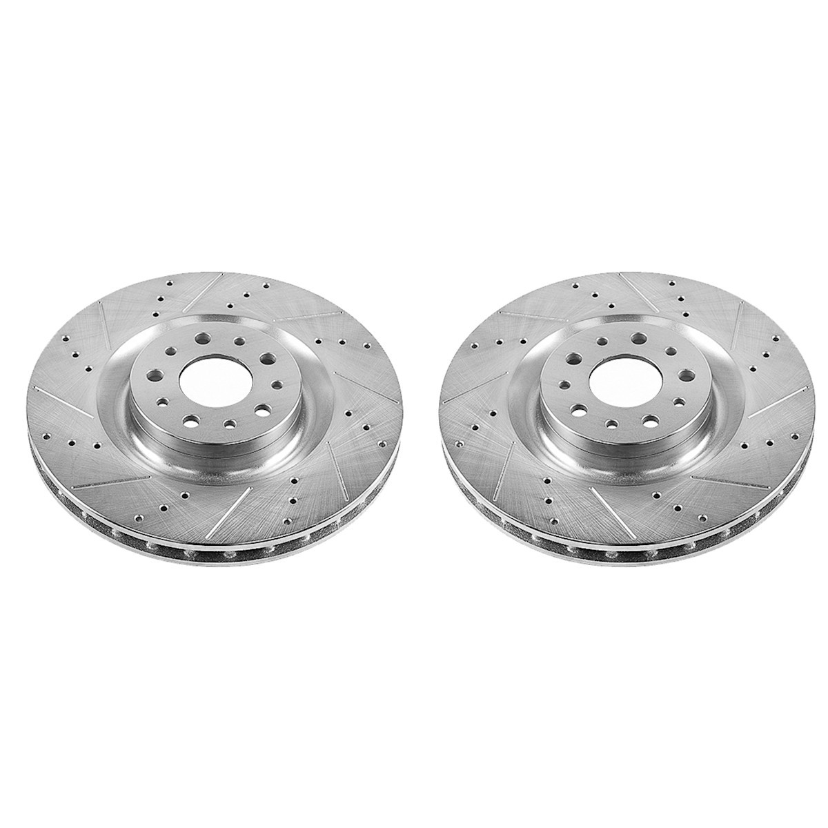EBR1425XPR Powerstop Brake Discs 2-Wheel Set Front for Fiat 500L 2014-2020