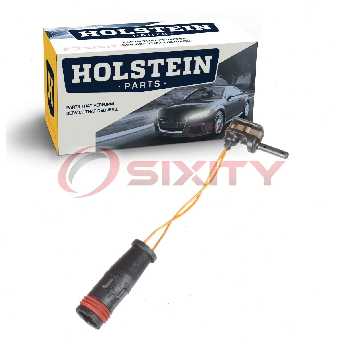 Holstein Front Disc Brake Pad Wear Sensor for 2003-2009 Mercedes-Benz C230 ys