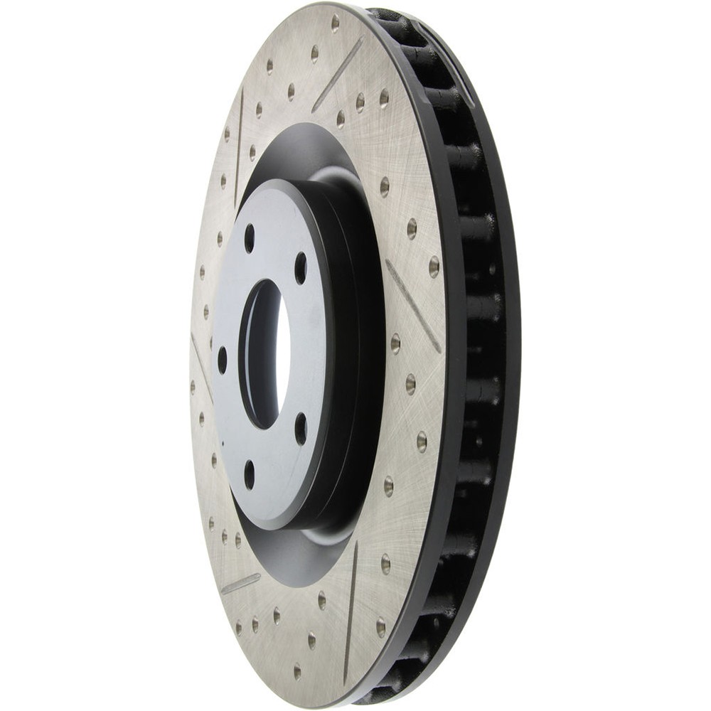 StopTech 127.62085R Front Right Drilled Brake Rotor for 05-13 Chevrolet Corvette