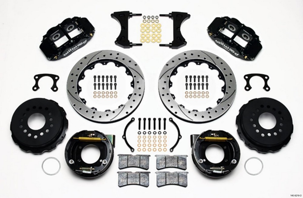 Wilwood for Narrow Superlite 4R Rear P-Brk Kit 12.88in Drilled Big Ford New