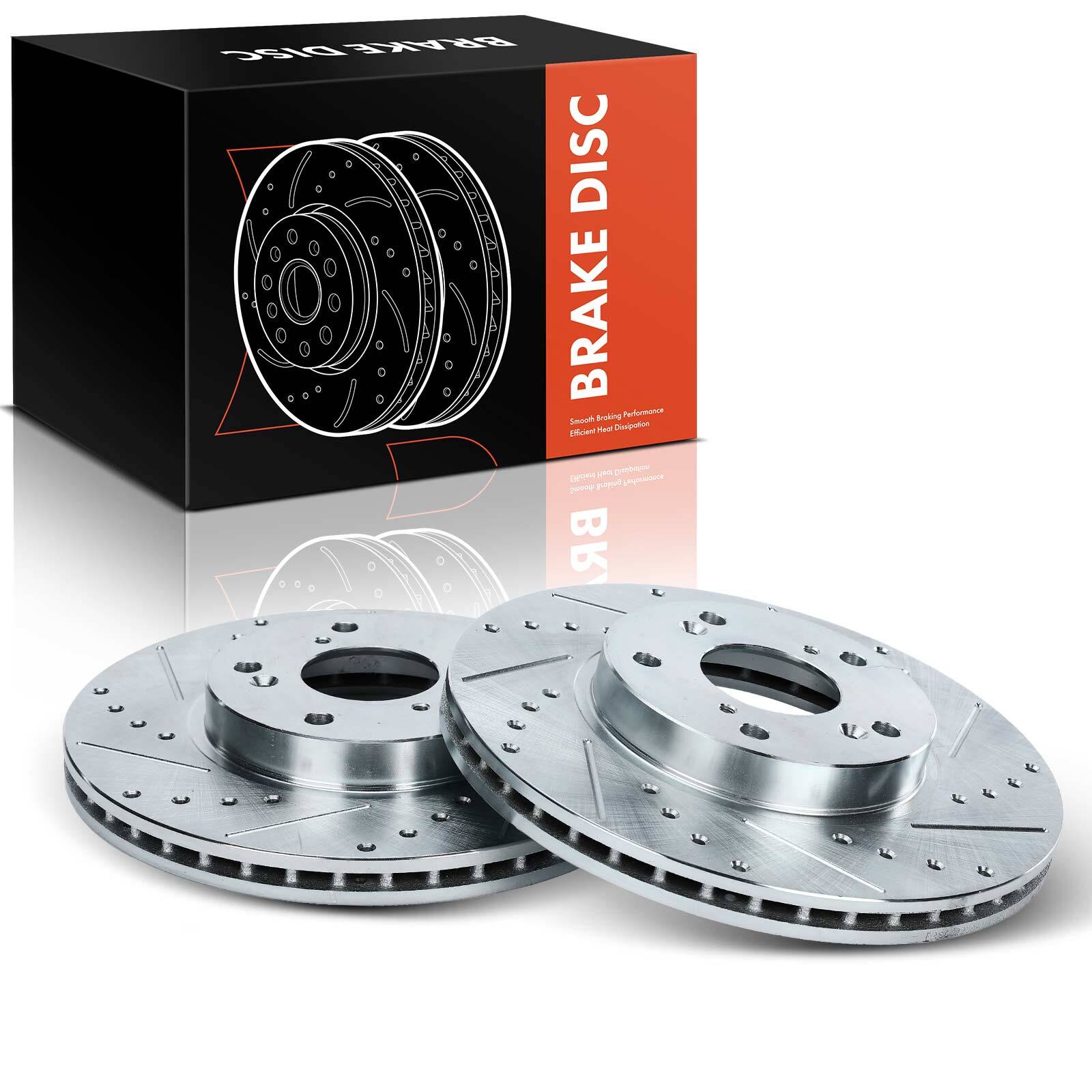 Front Side Drilled Brake Rotors for Acura Csx Honda Accord Cr-V Civic Element