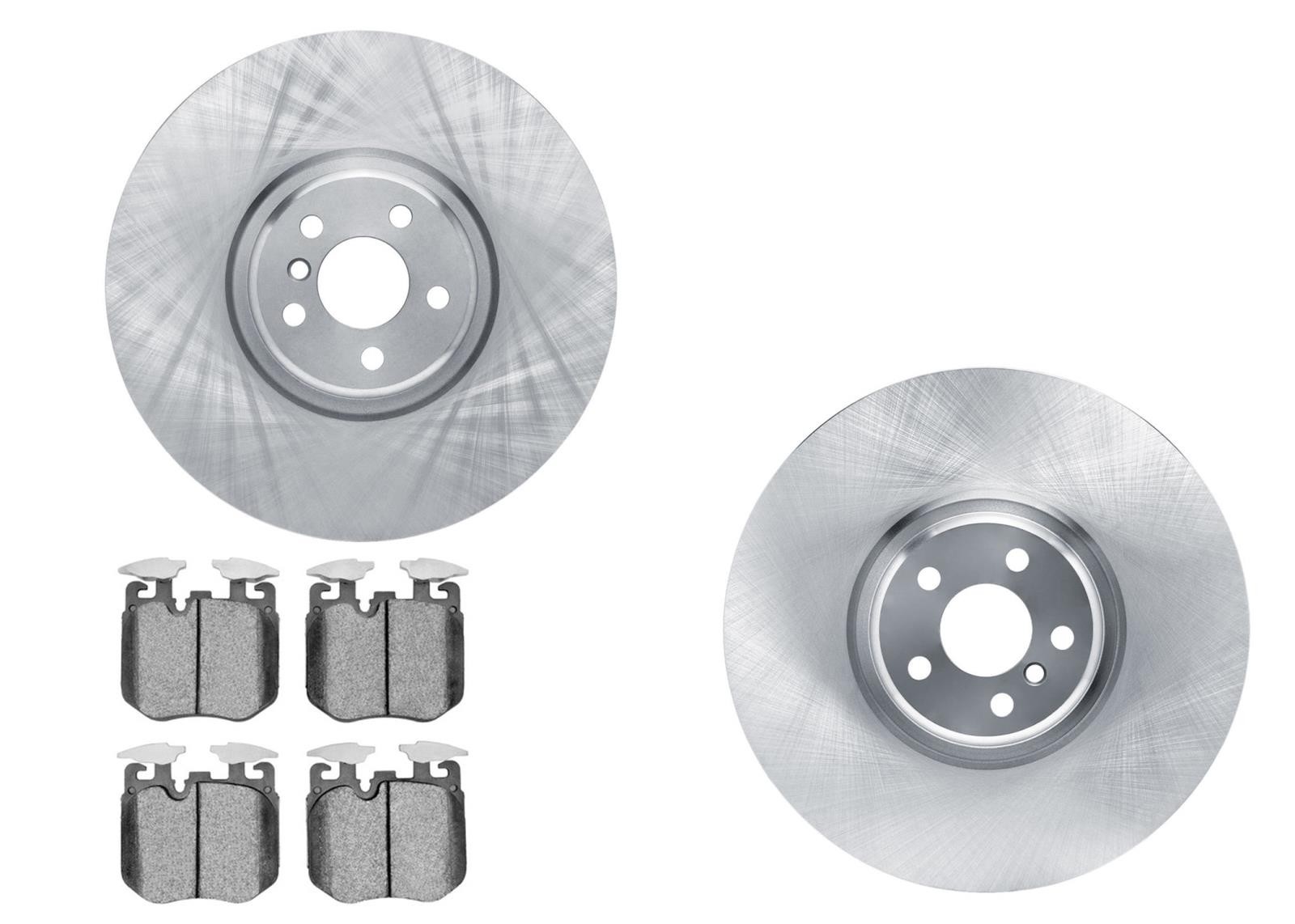 For BMW X5 x Drive 50i M50i 19-25 395MM Front Front Disc Brake Rotors & Pads