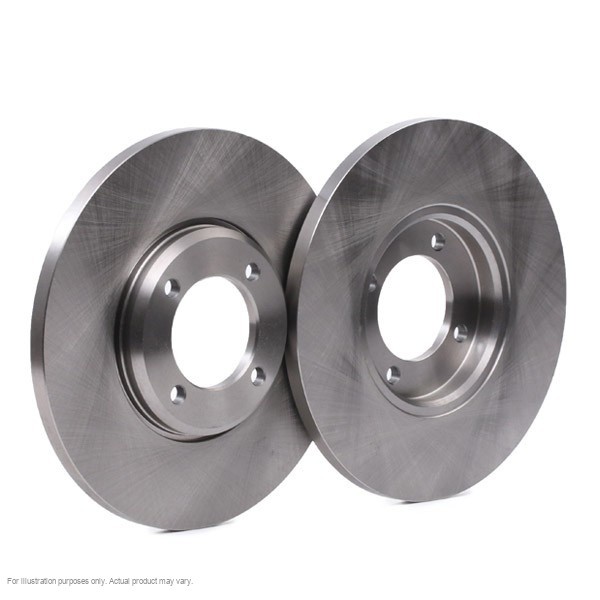 2X APEC Front Brake Discs for FORD ZEPHYR III 1962-68 244mm Solid SDK6574