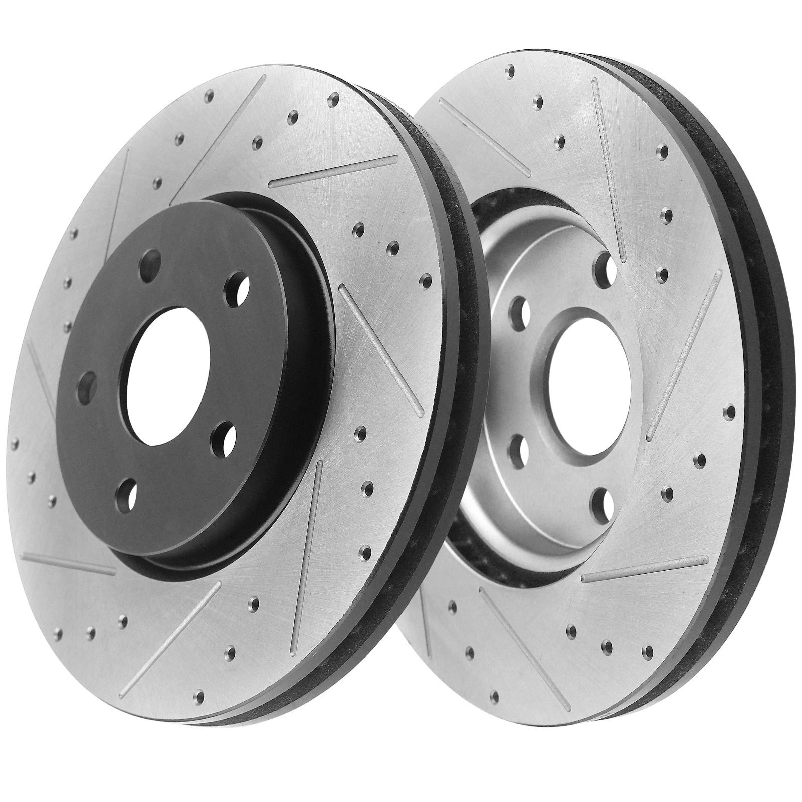 For GMC Terrain Brake Rotors Rear Disc Rotors 2010-2017 Left and Right 5 Lugs