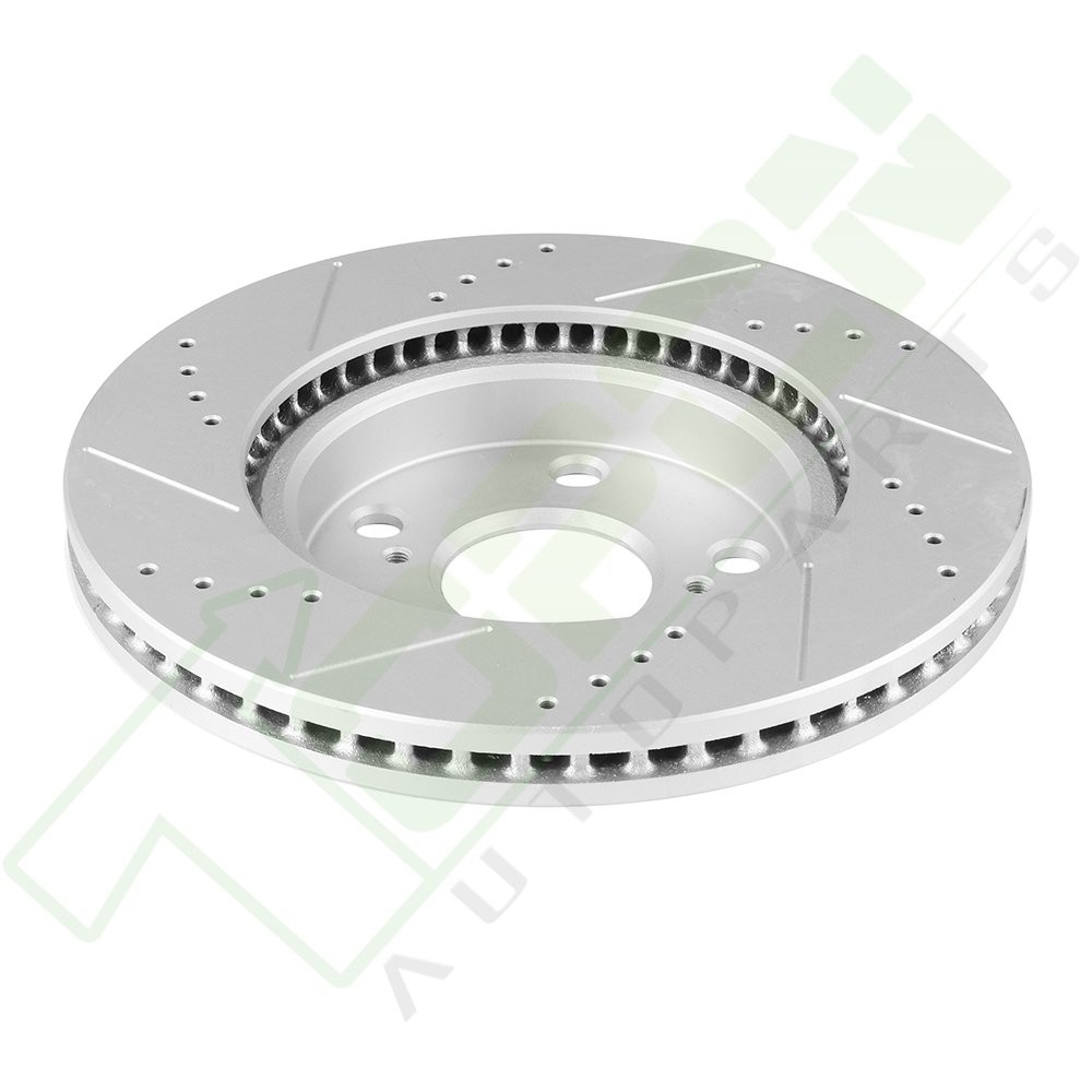 4 Pcs Front Rear Brake Discs Rotors For Toyota Rav4 2013 – 2017 Drill And Slot
