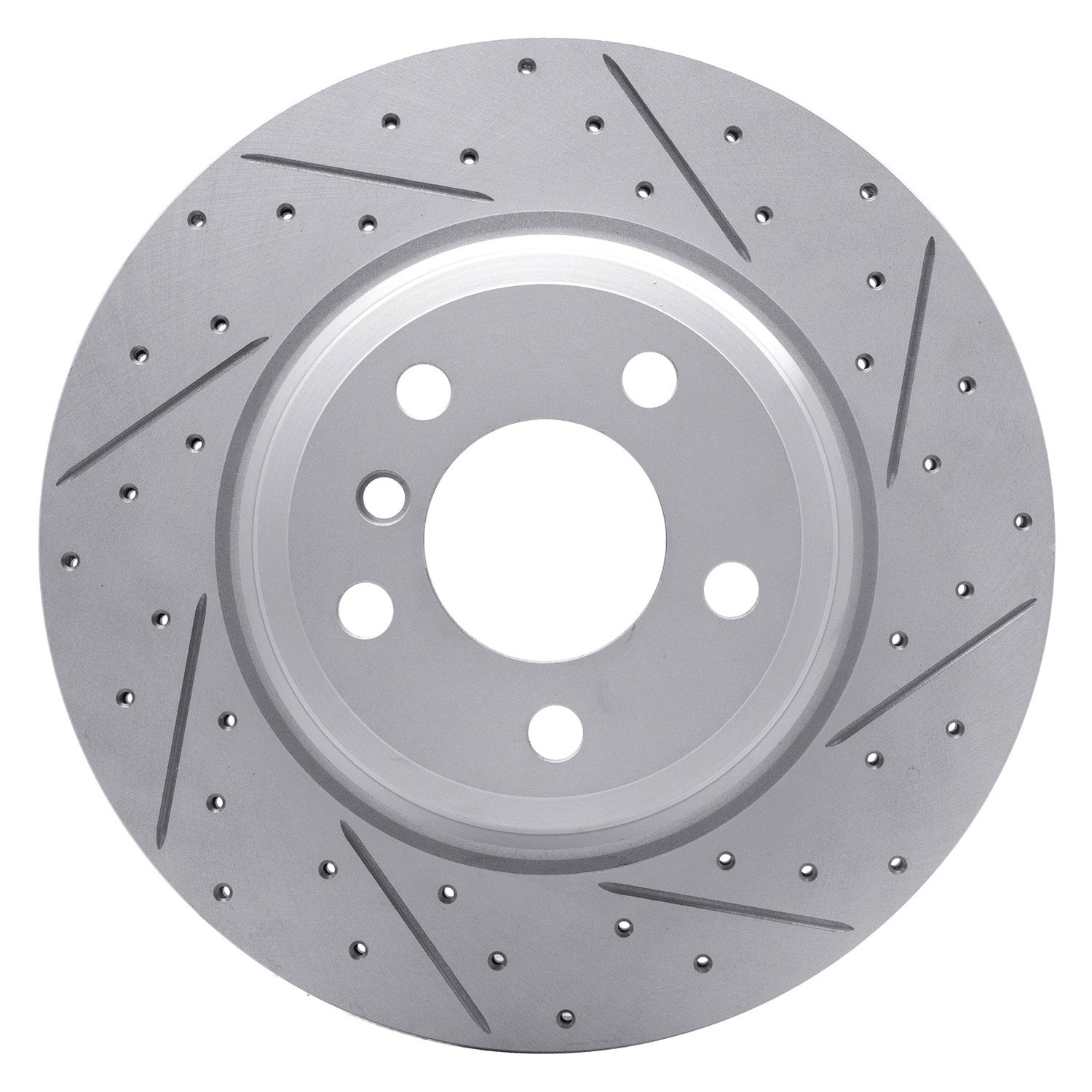 For BMW 440i Gran Coupe 17-20 Brake Rotor DFC Drilled & Slotted Rear Passenger
