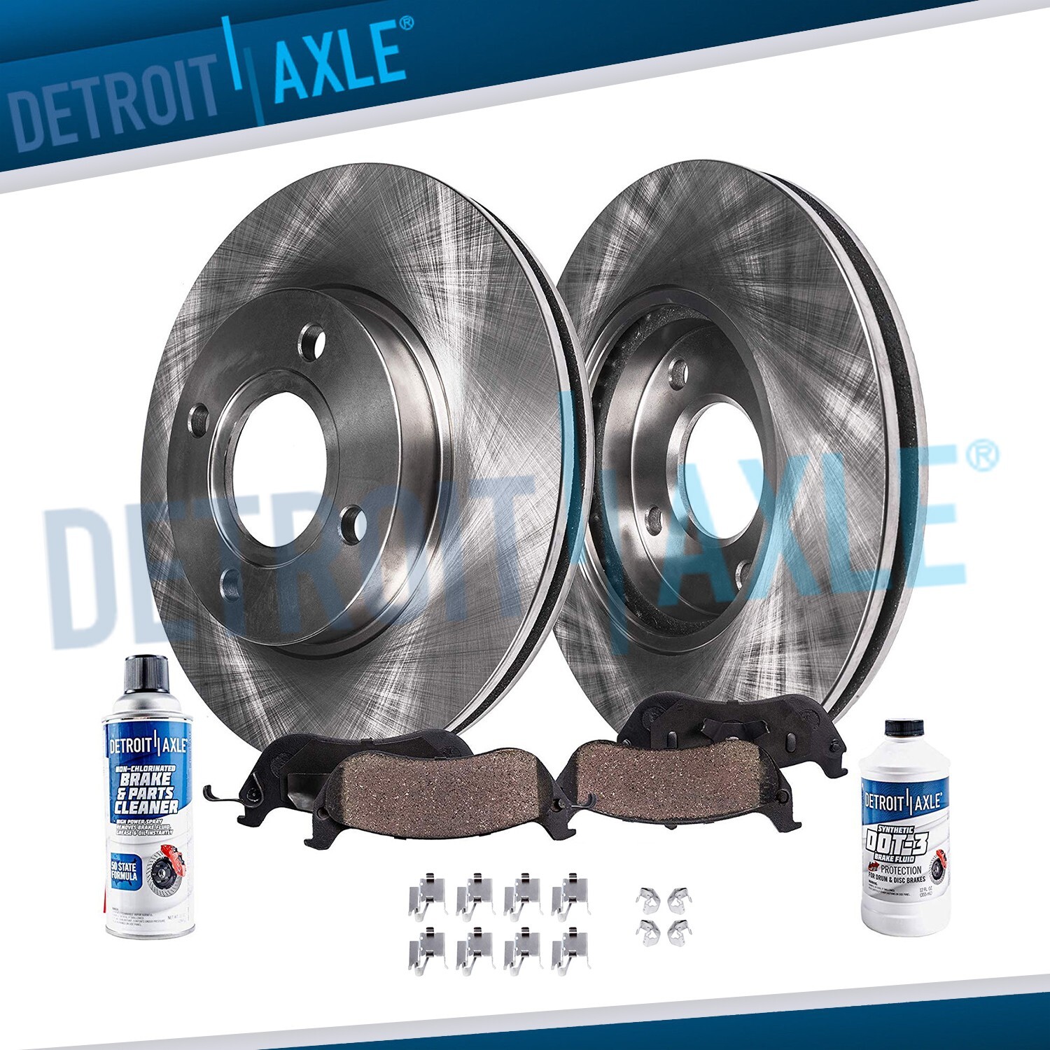 Front Brake Rotors & Ceramic Pads for 2012 2013 2014 2015 – 2018 Toyota Yaris