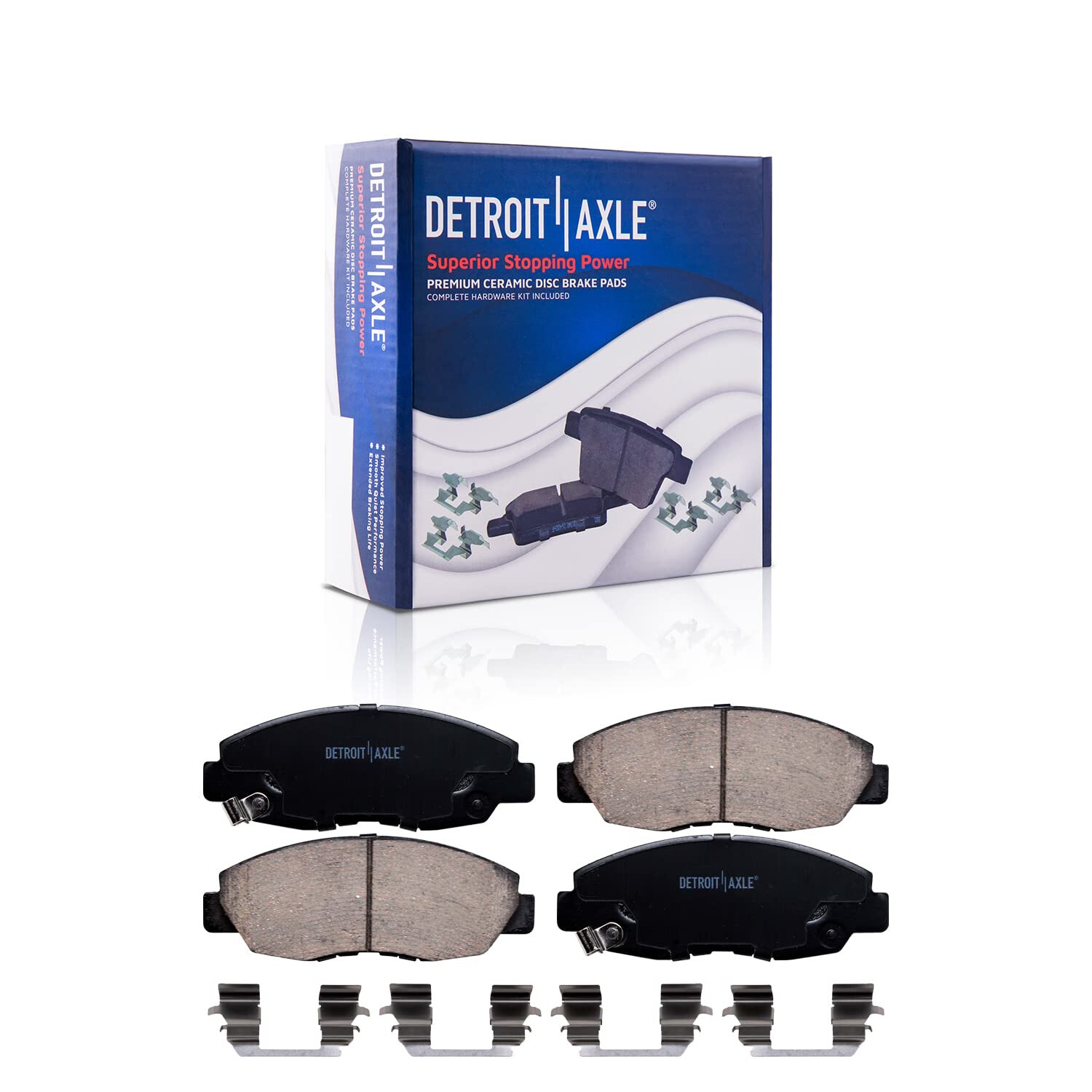 Front Drilled Rotors Brake Pads Rear Drum Shoes Kit for 2006 – 2011 Honda Civic