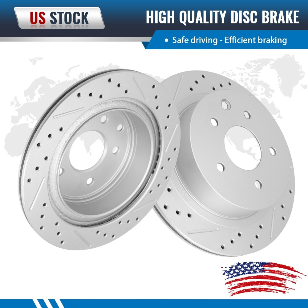 313mm Rear Disc Brake Rotors for Nissan Leaf Juke Rogue Select 350Z Infiniti G35