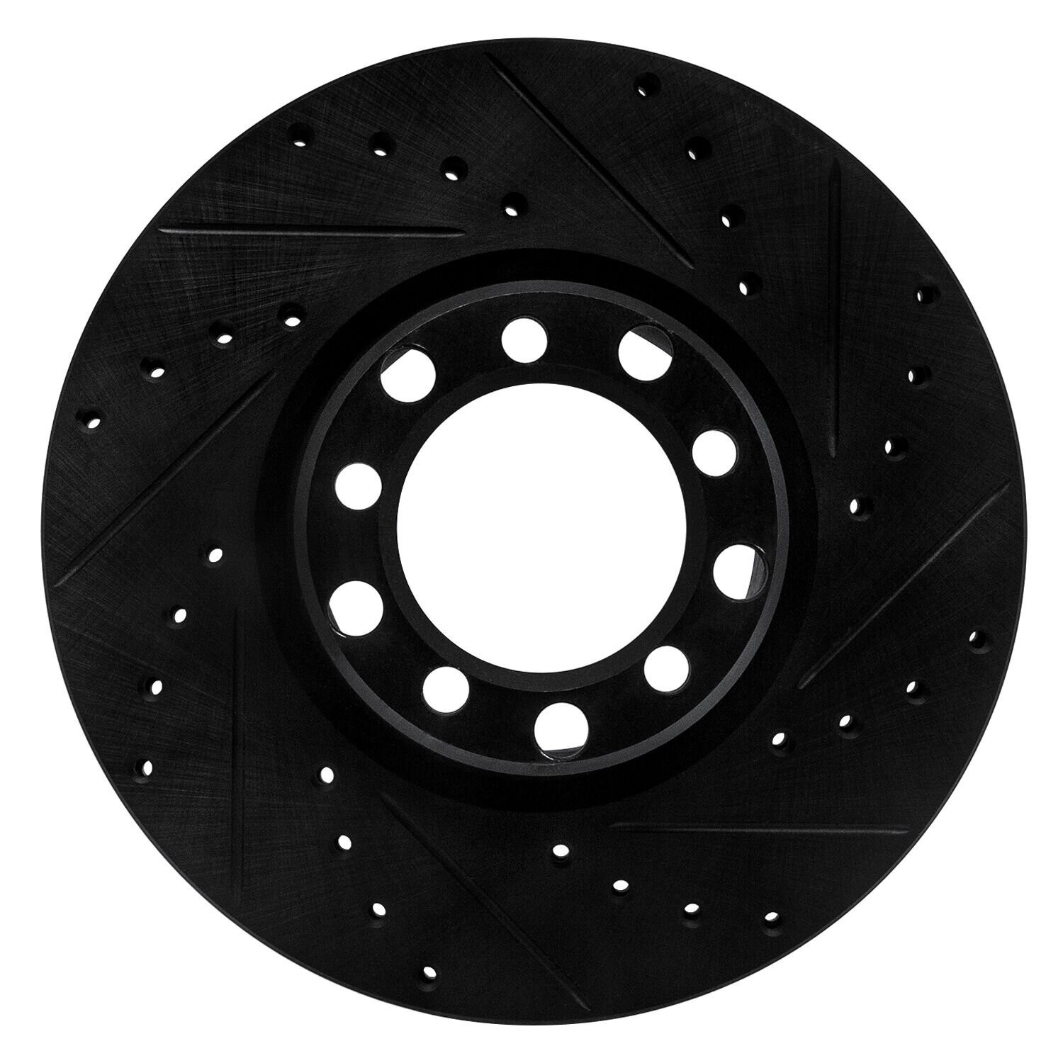 For Mercedes-Benz 500SEC 84-85 Brake Rotor eLINE Drilled & Slotted 1-Piece Front