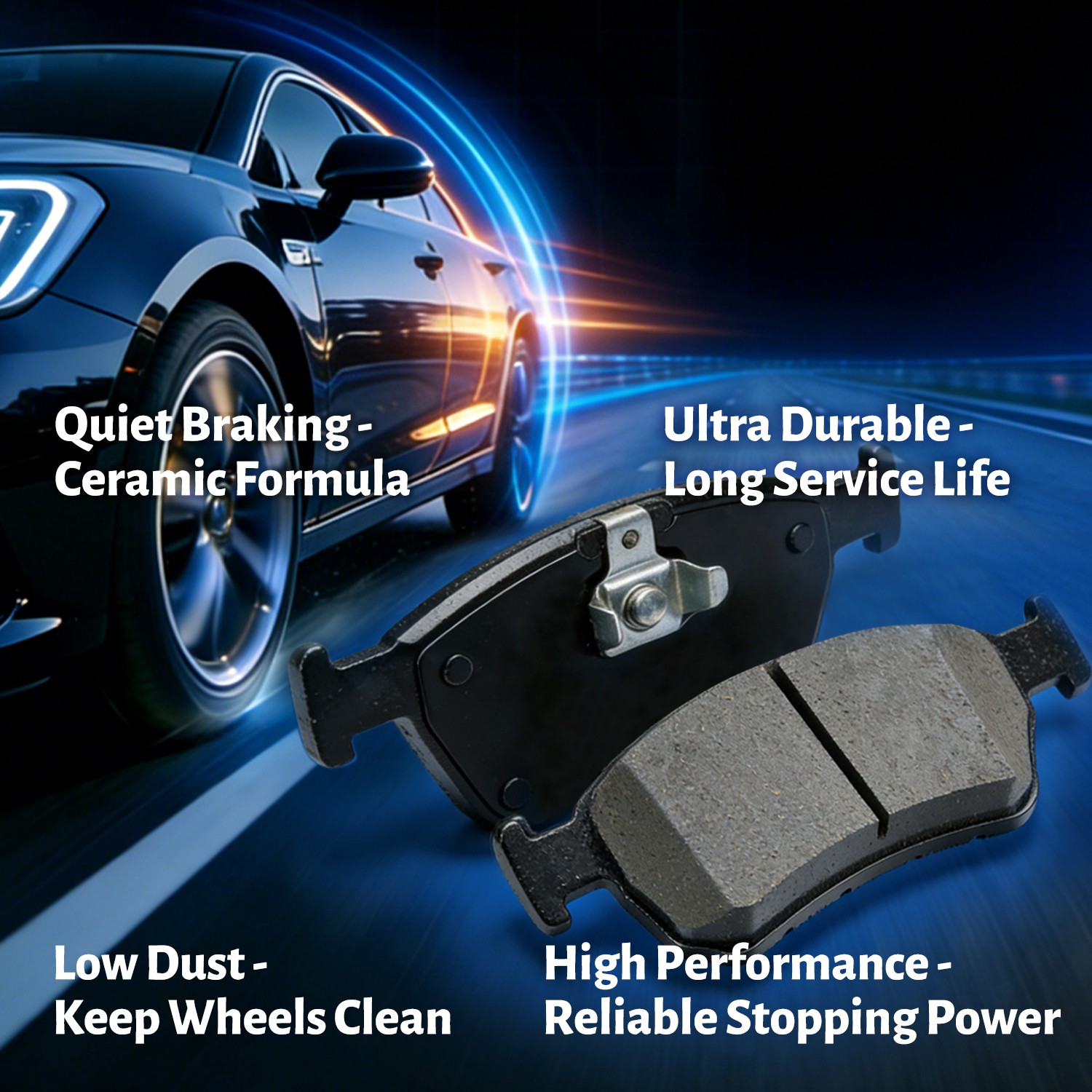 Rear Brake Rotors Ceramic Pads for Nissan Murano Pathfinder INFINITI QX60