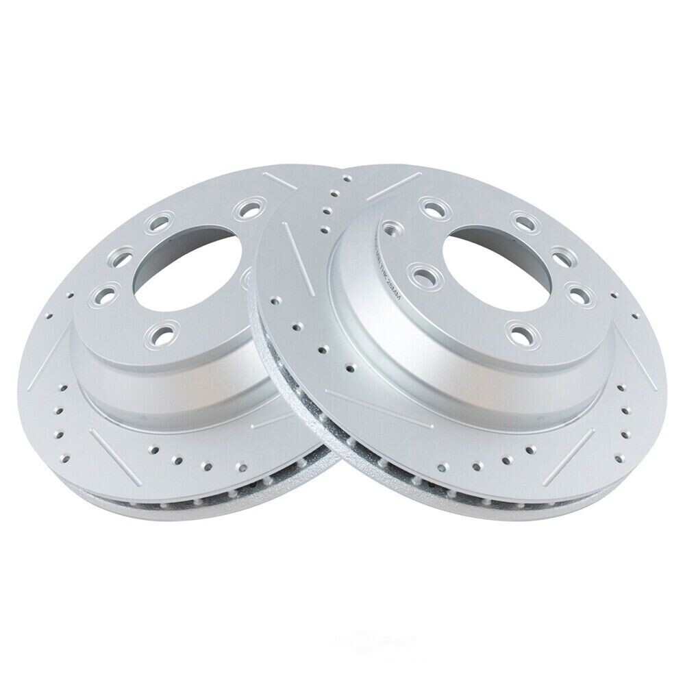Rear Disc Brake Rotor and Ceramic Pad Set VW Touareg Audi Q7 Porsche Cayenne