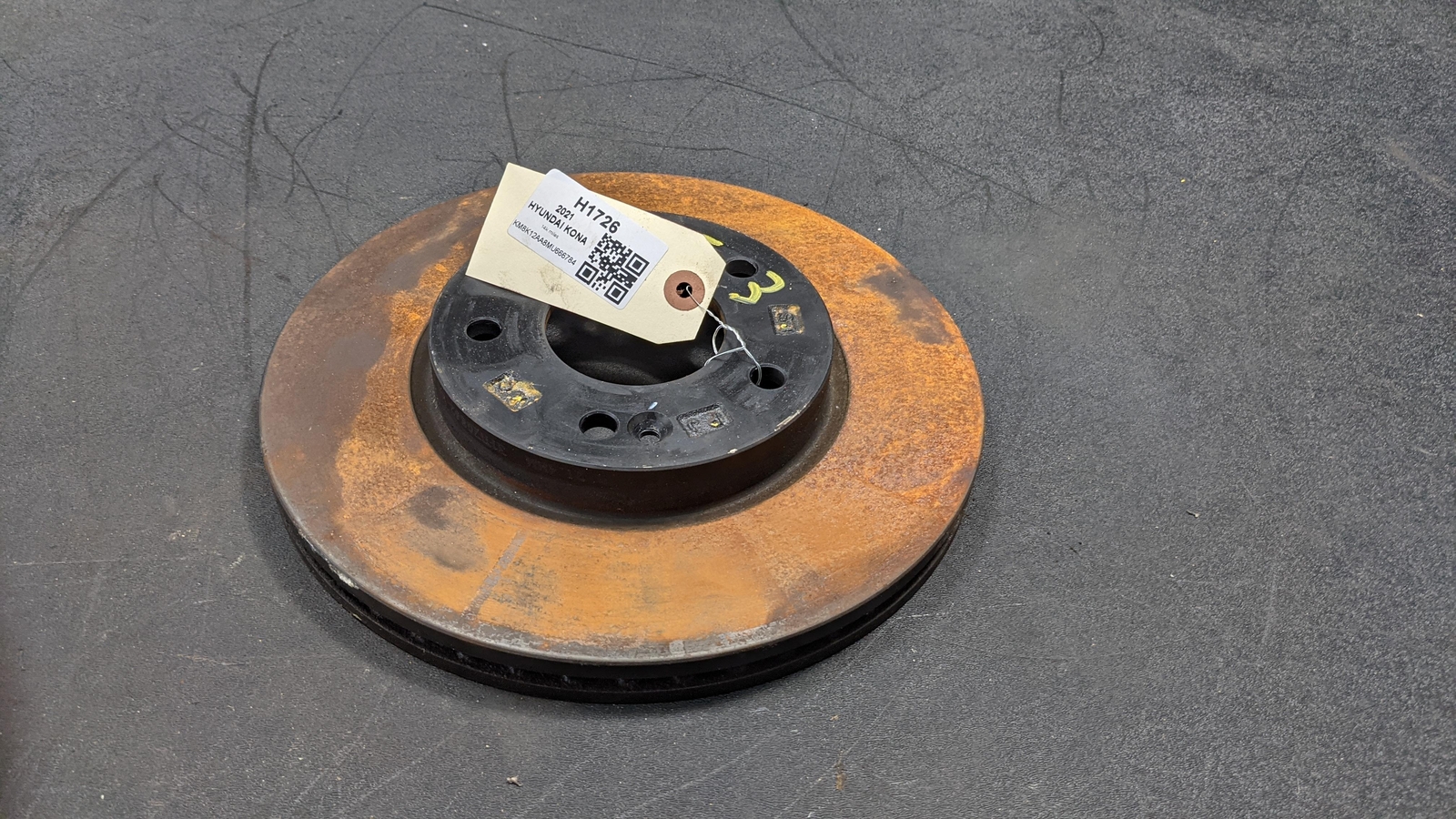 Left Right Front Brake Disc Rotor 2021 Hyundai Kona 2018 2019 2020 2022